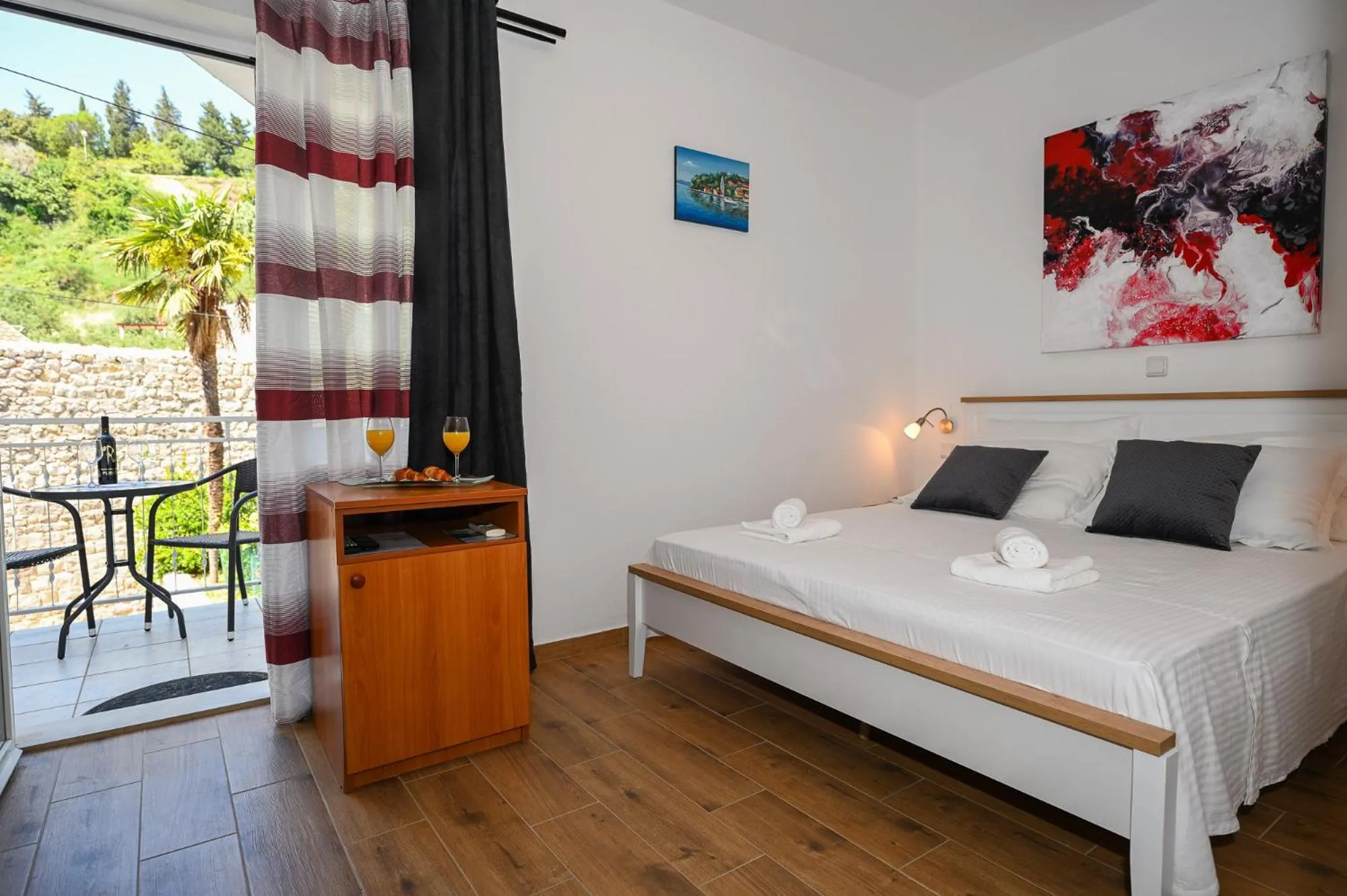 Bed in Beach House Poseydon