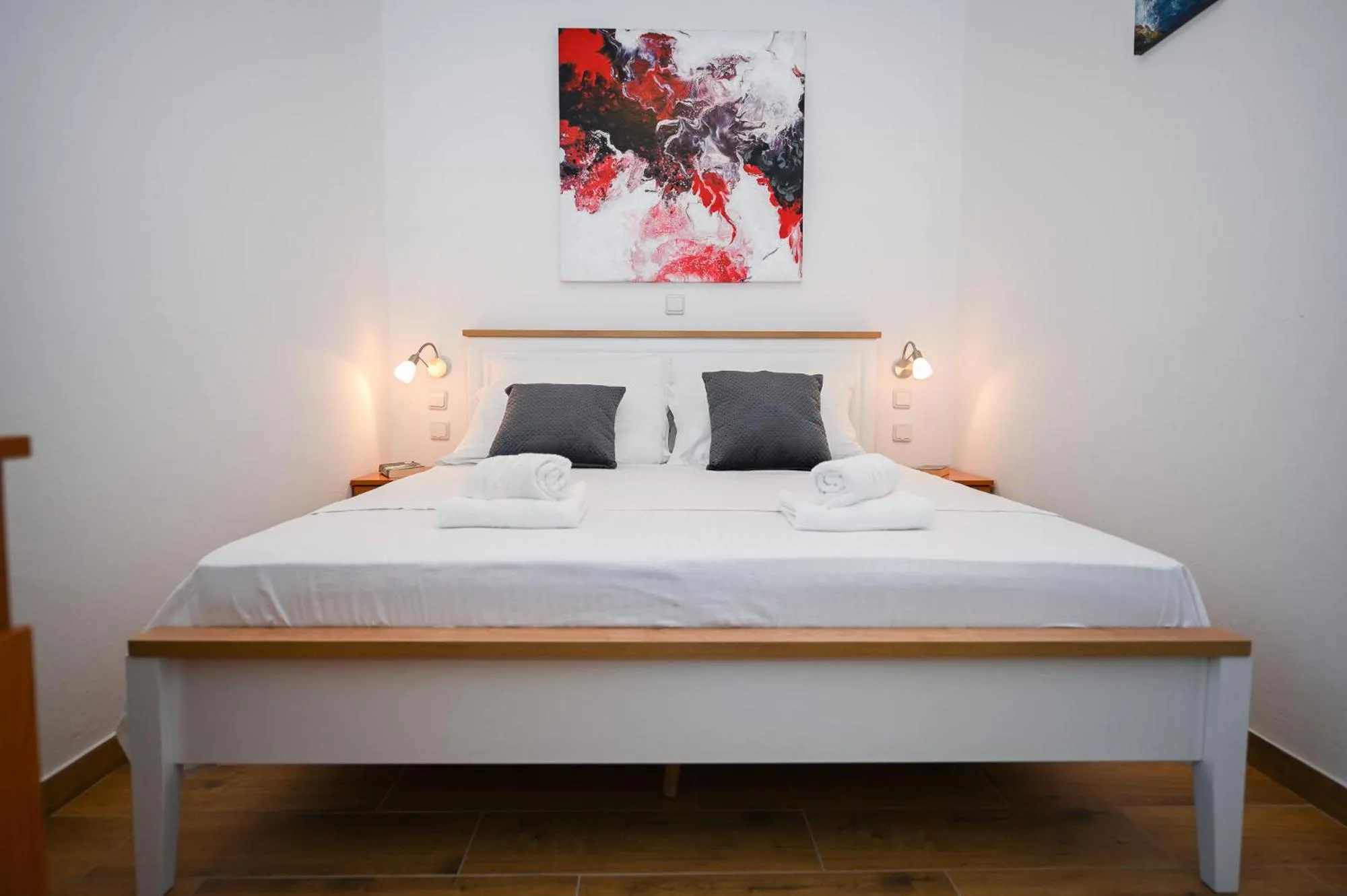 Bed in Beach House Poseydon