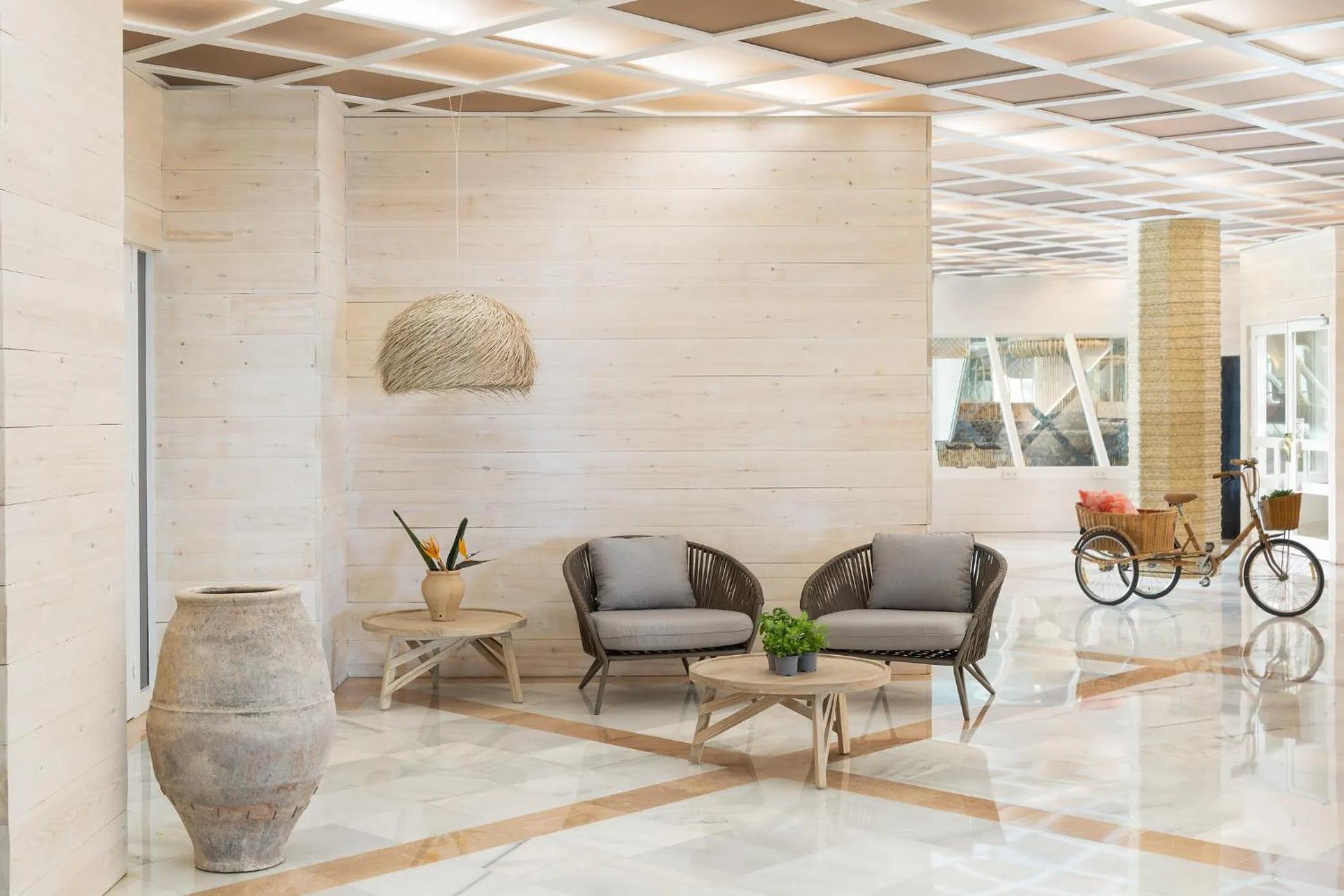 Lobby or reception in Hotel Indalo Park