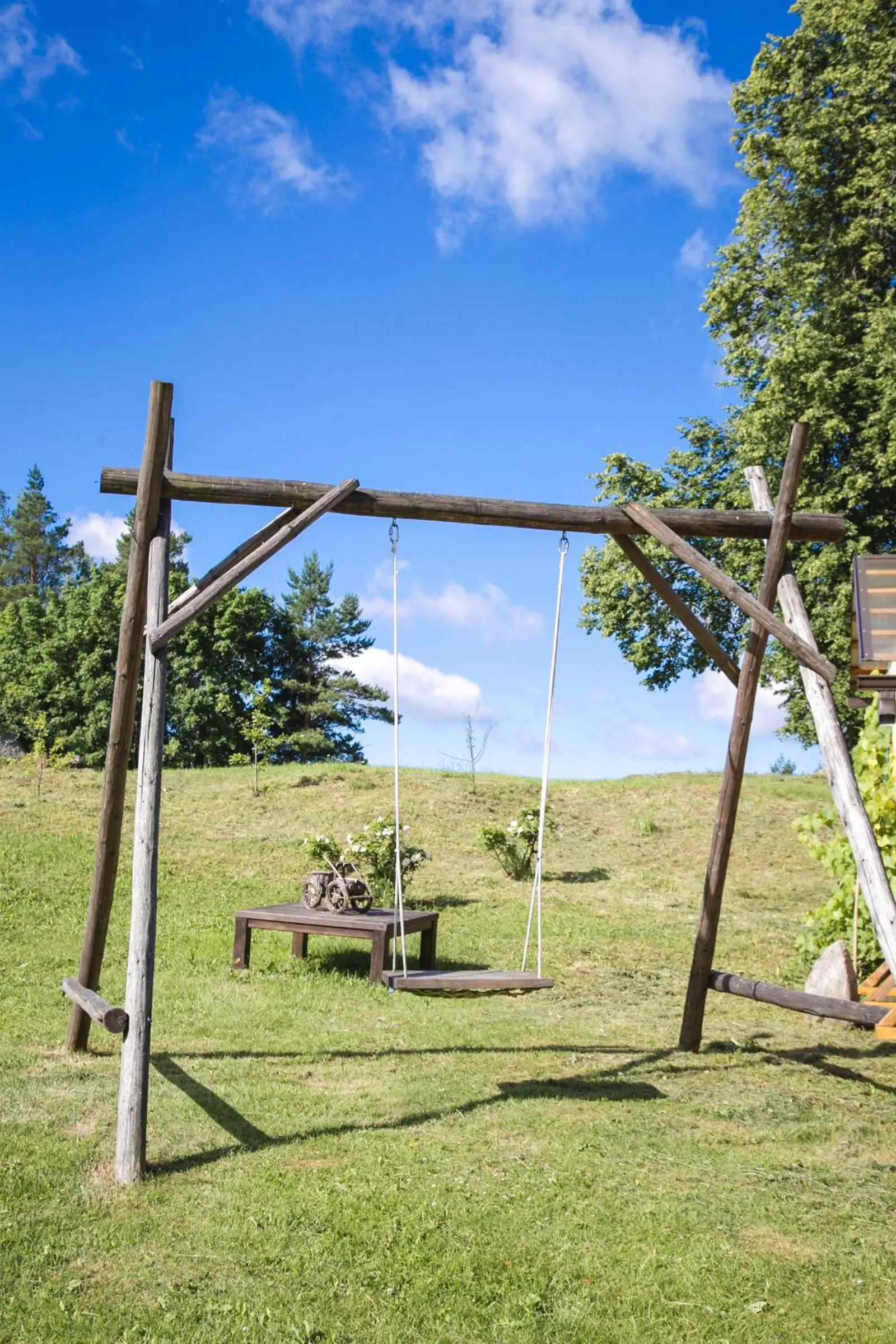 Children play ground in Weavers' Guest House Kalndaki