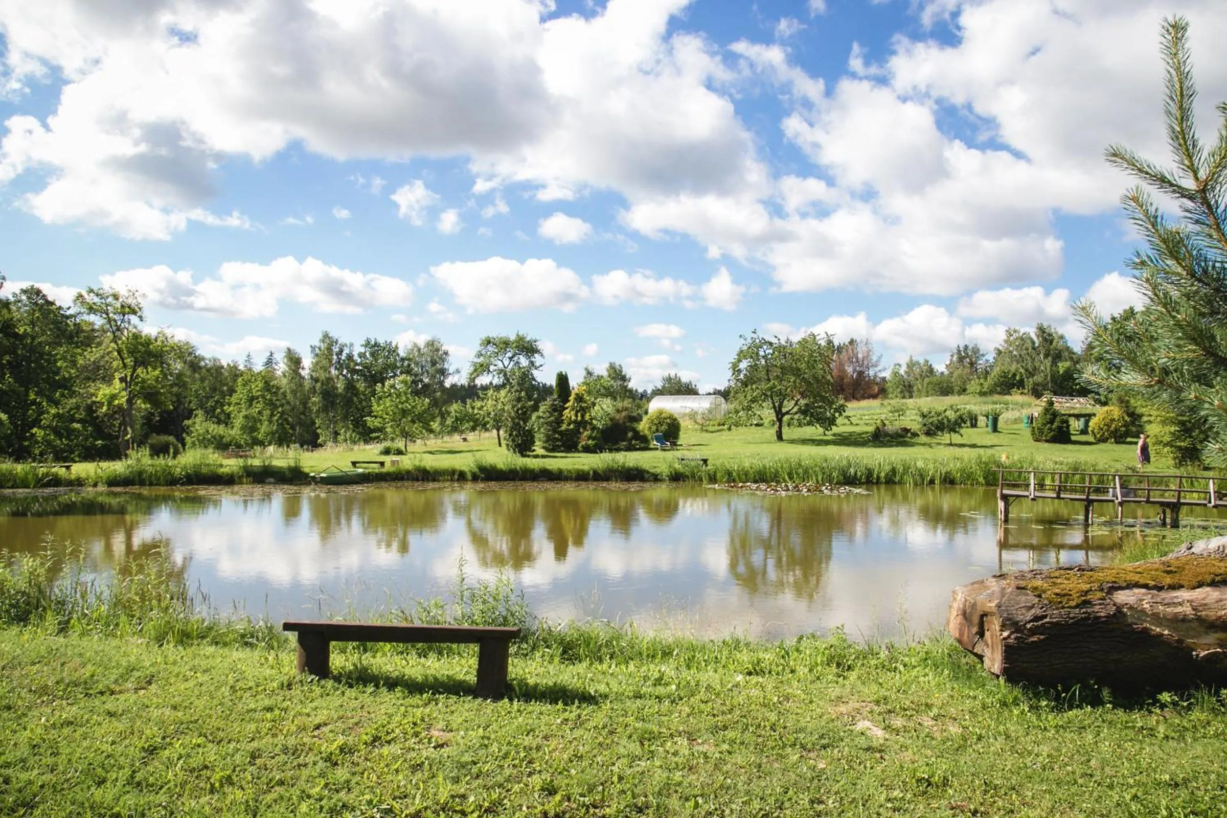 Natural landscape in Weavers' Guest House Kalndaki
