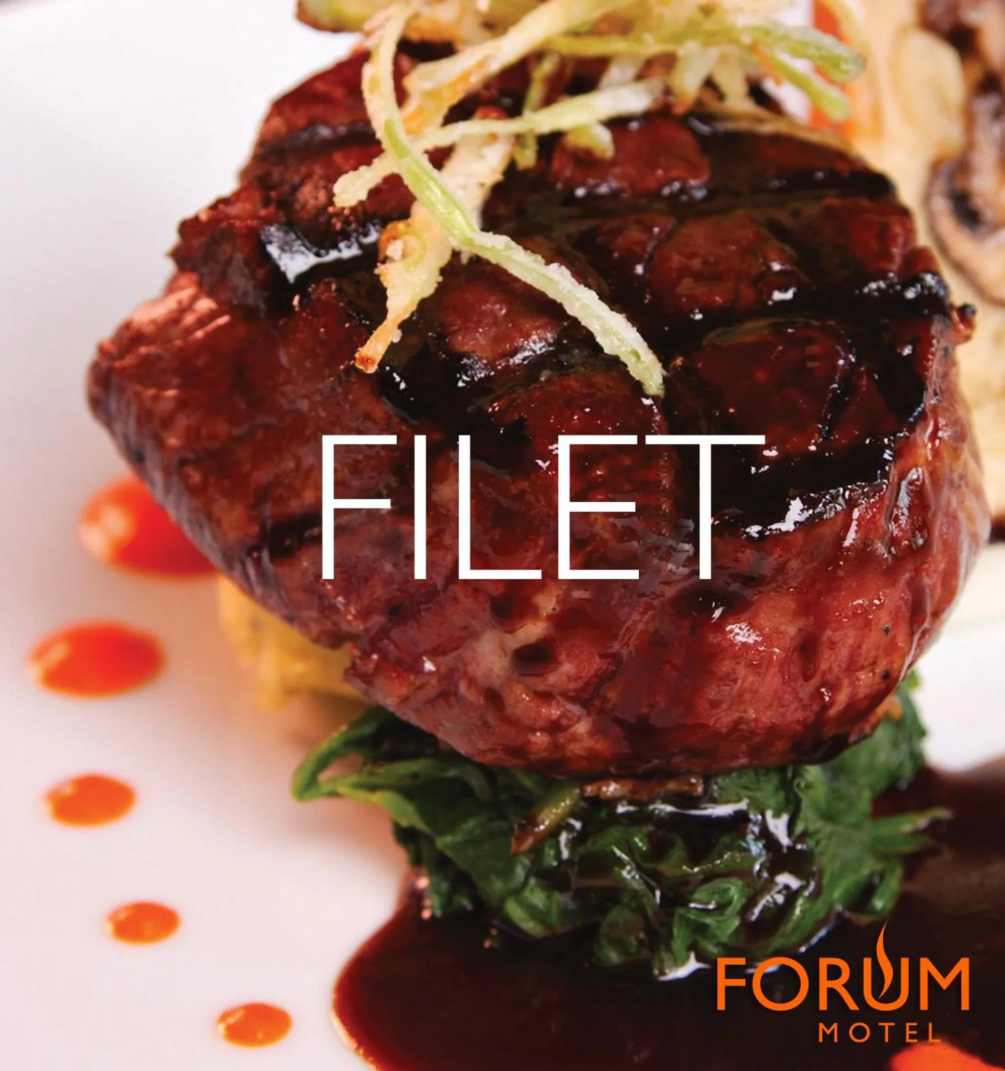 Restaurant/places to eat in Forum Motel