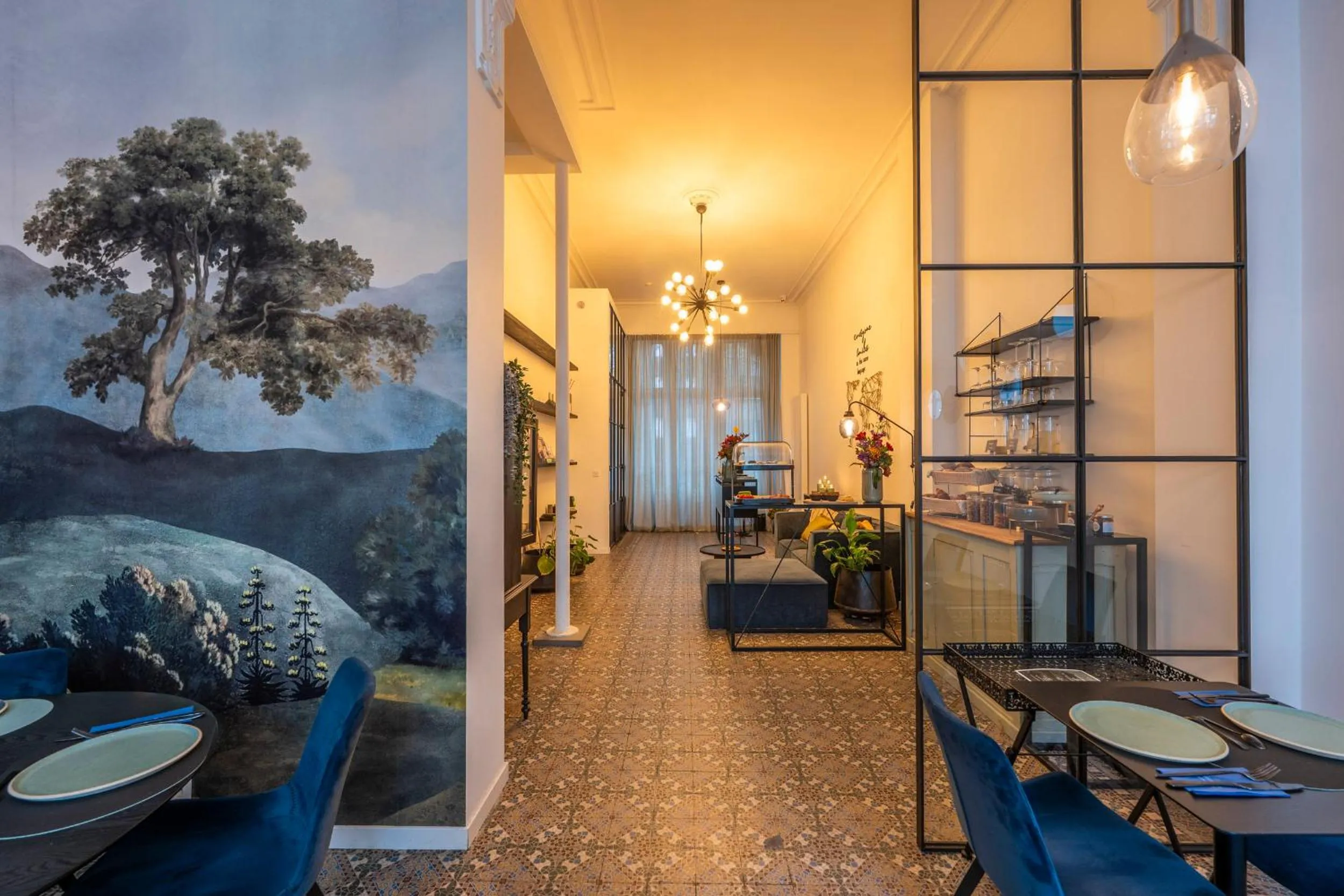 Lounge or bar in B&B Achilles