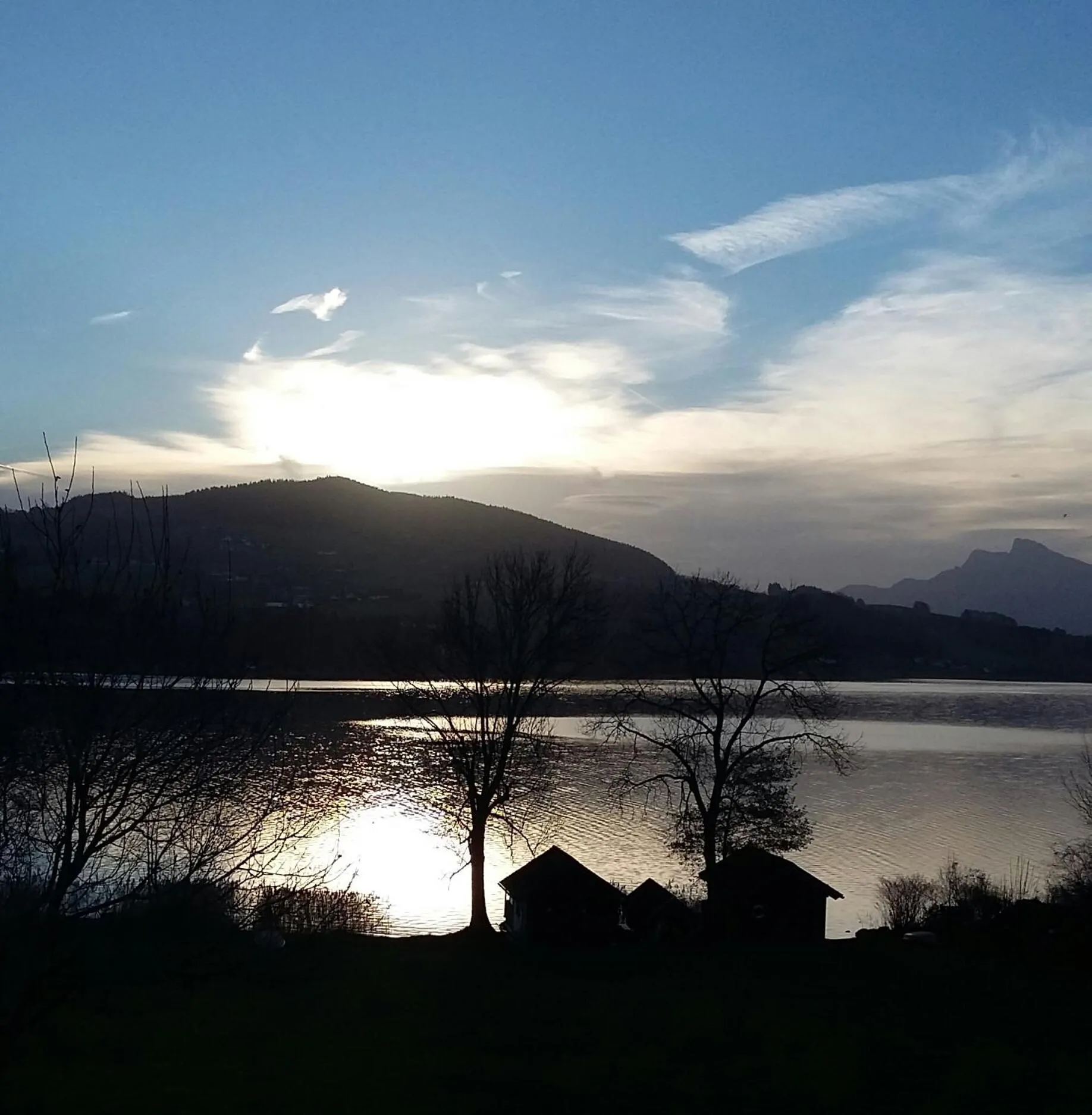 Sunrise in Hotel Garni Dorferwirt am Irrsee