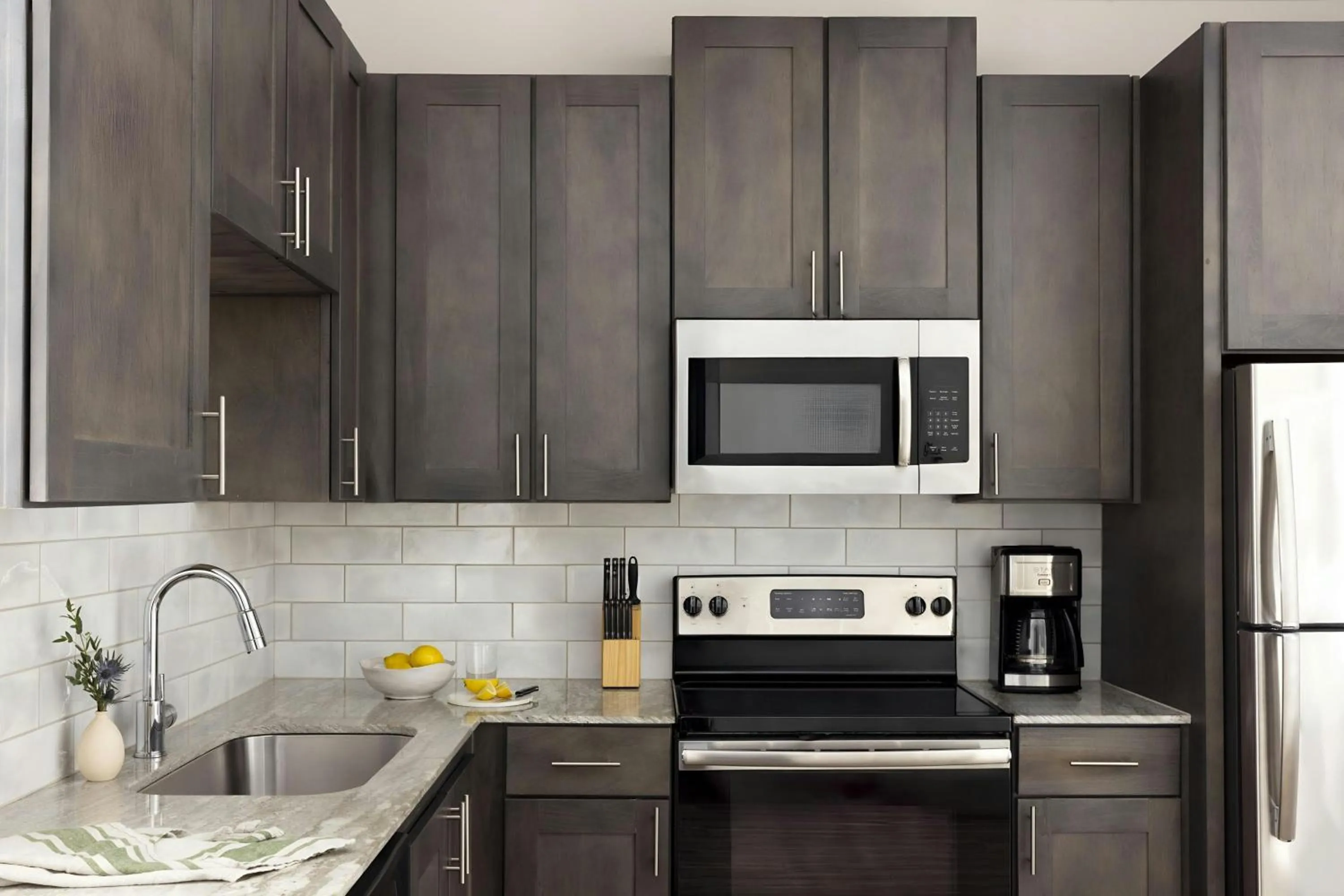 Kitchen or kitchenette in Sonder by Marriott Bonvoy East 5th Apartments East Austin