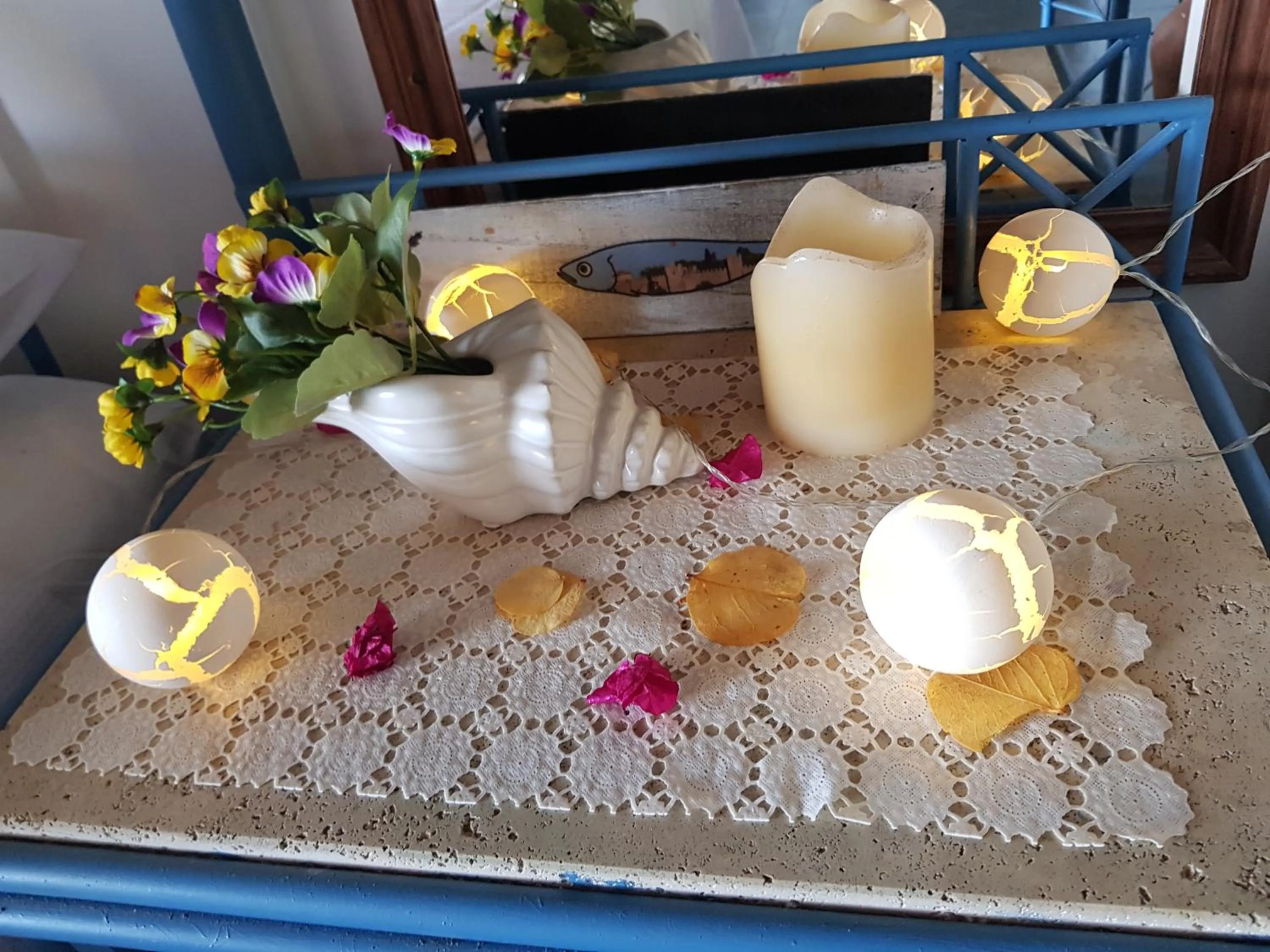 Decorative detail in Pousada do Marujo