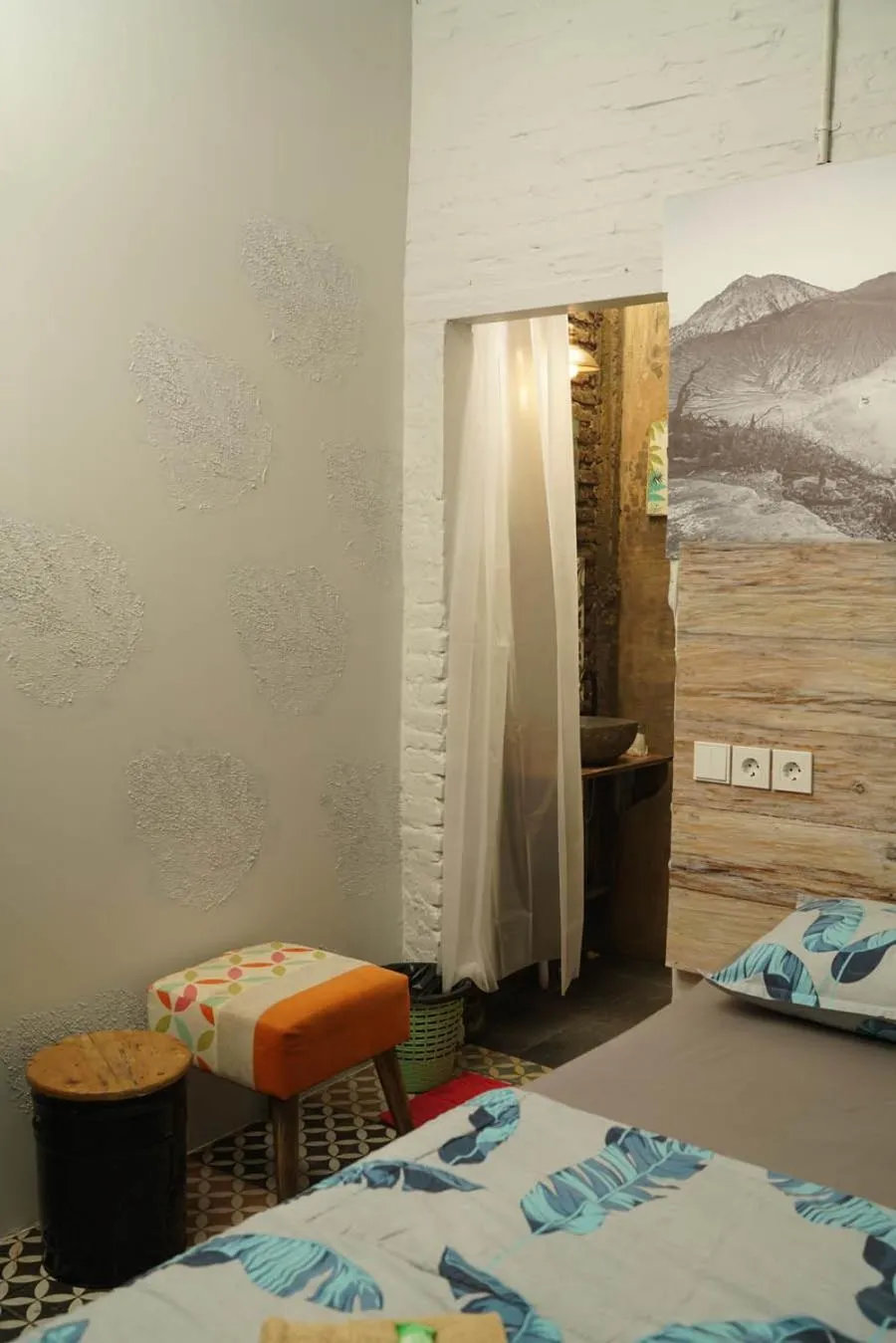 Bedroom, Bed in Happy House Bromo backpacker