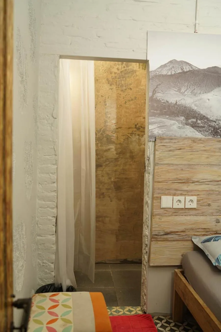 Bedroom, Bed in Happy House Bromo backpacker