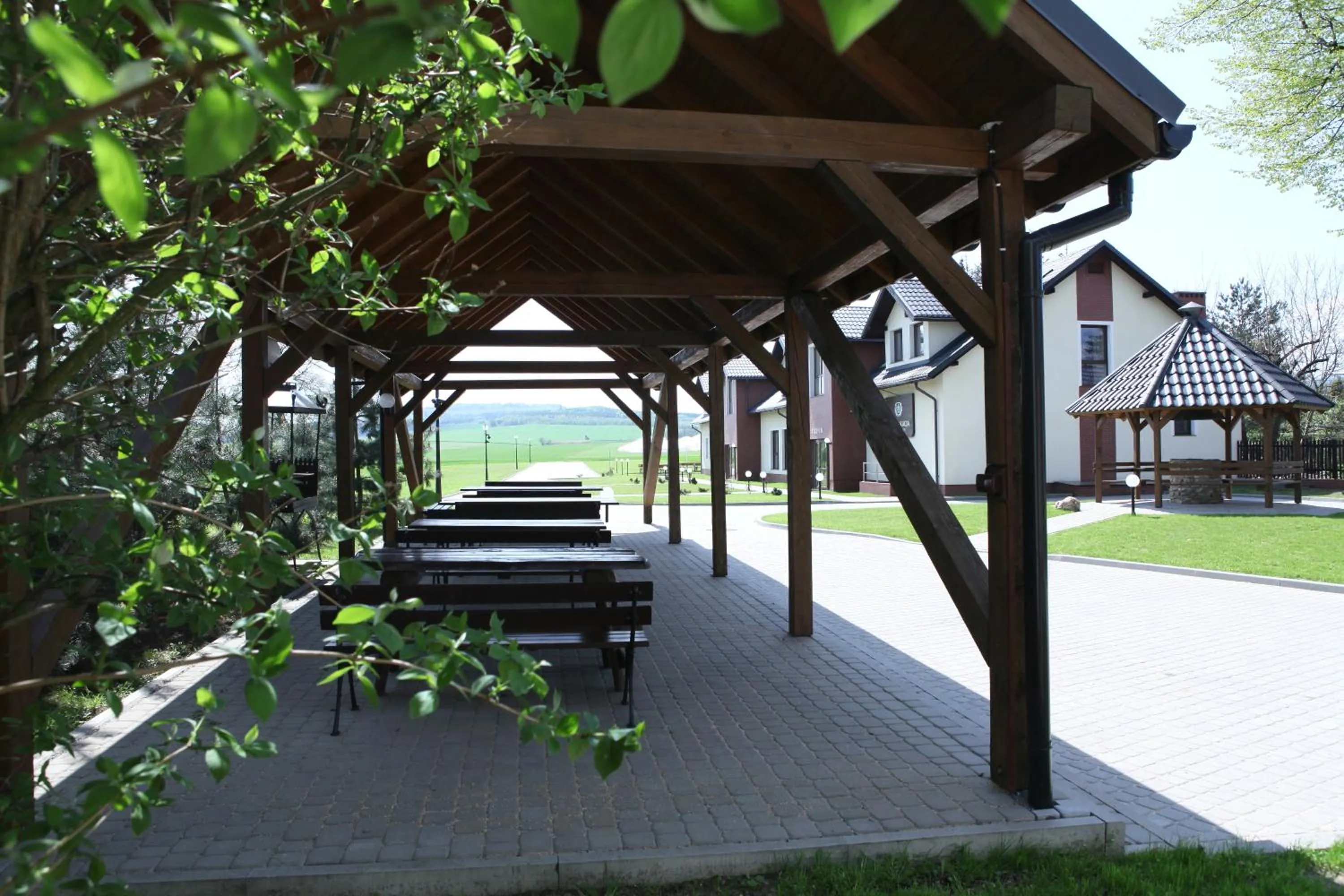 Property building in Biała Akacja Resort & Business