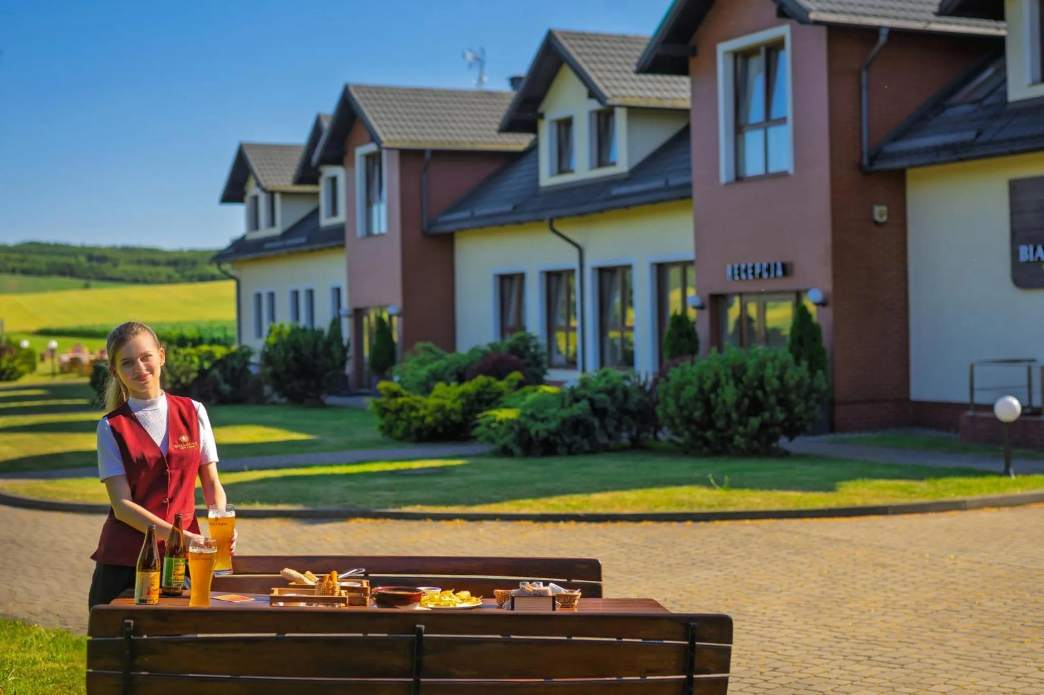 Property building in Biała Akacja Resort & Business