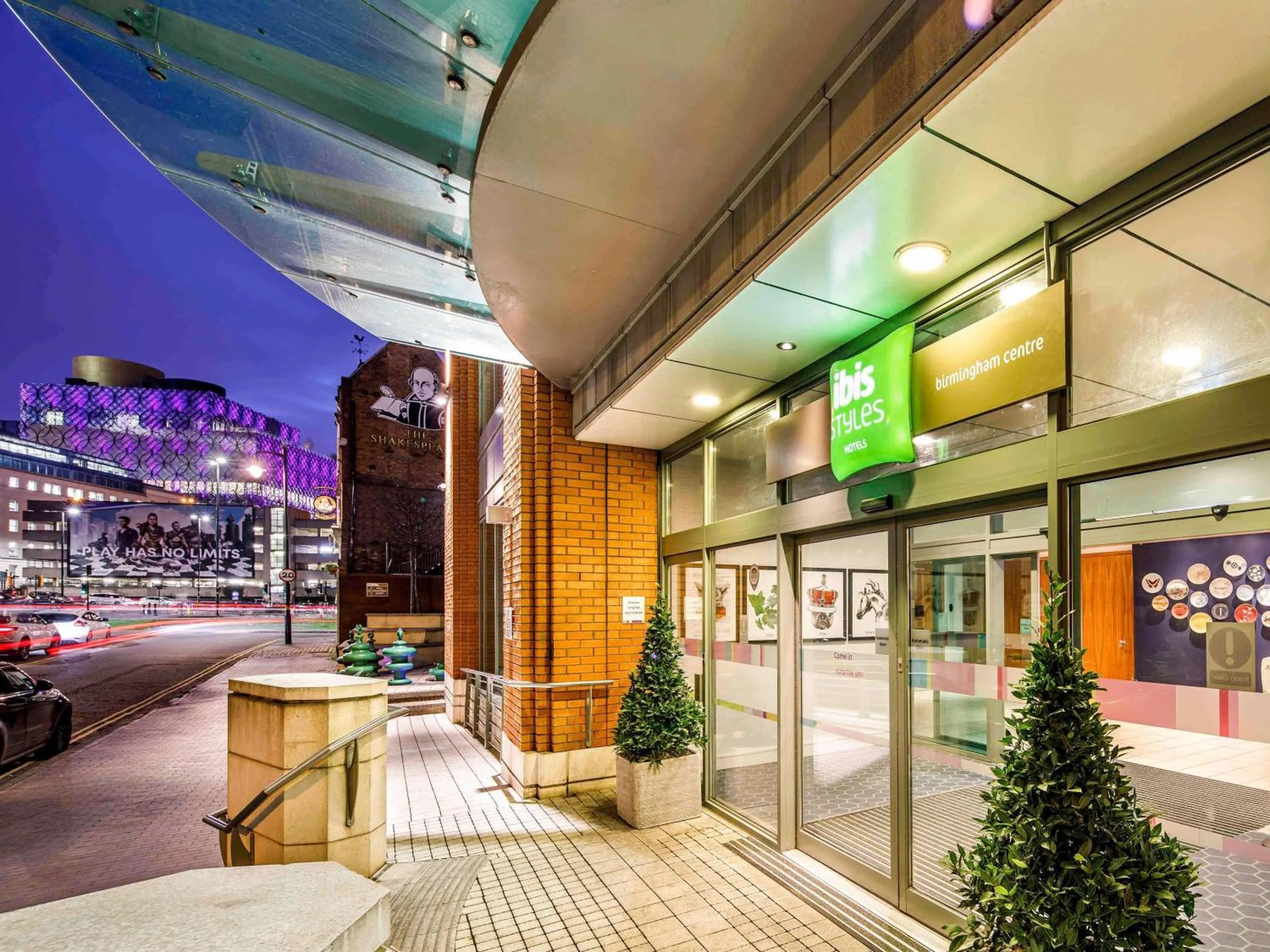 Property building in ibis Styles Birmingham Centre