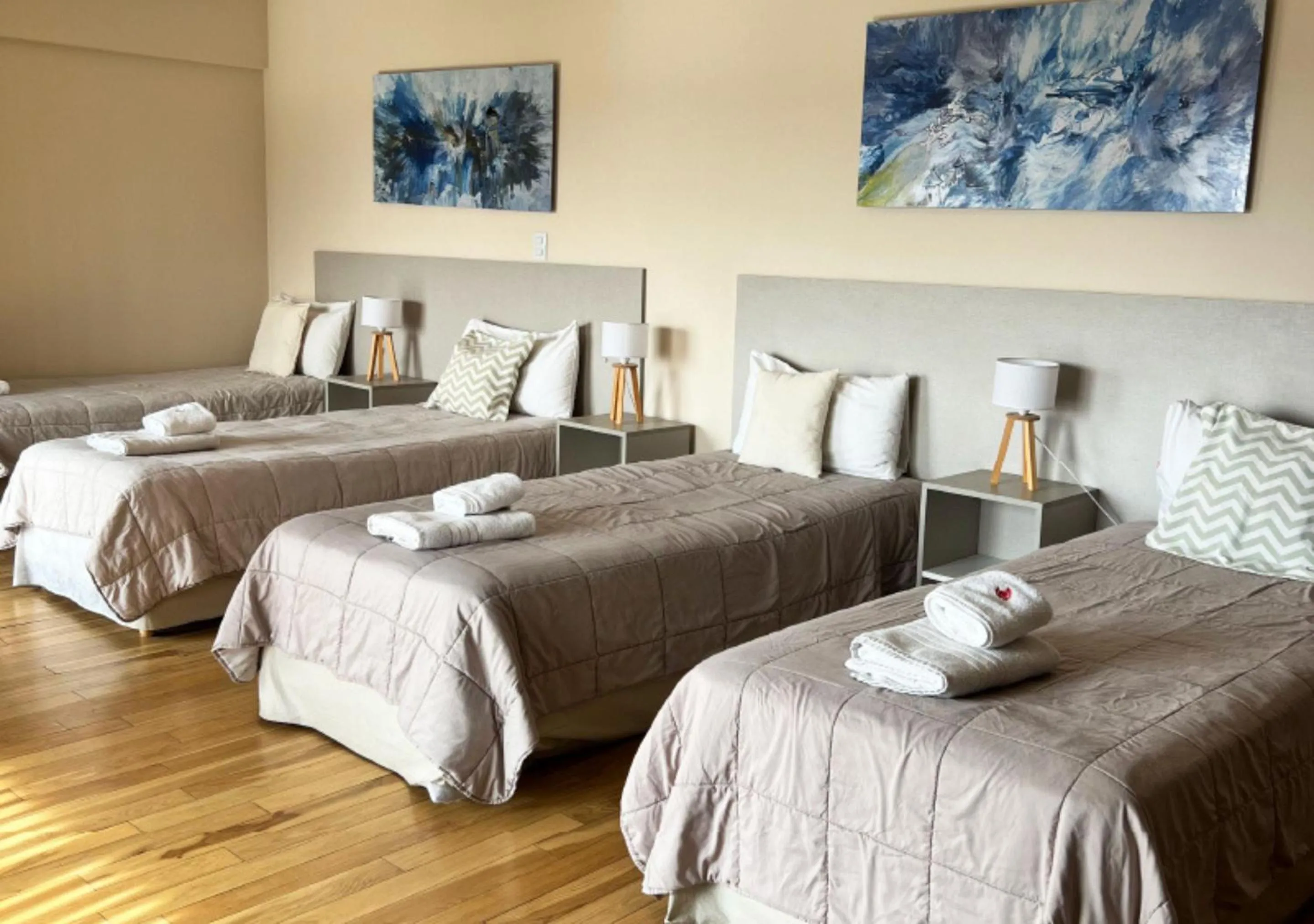 Bed in Apart Hotel Quijote by DOT Suites