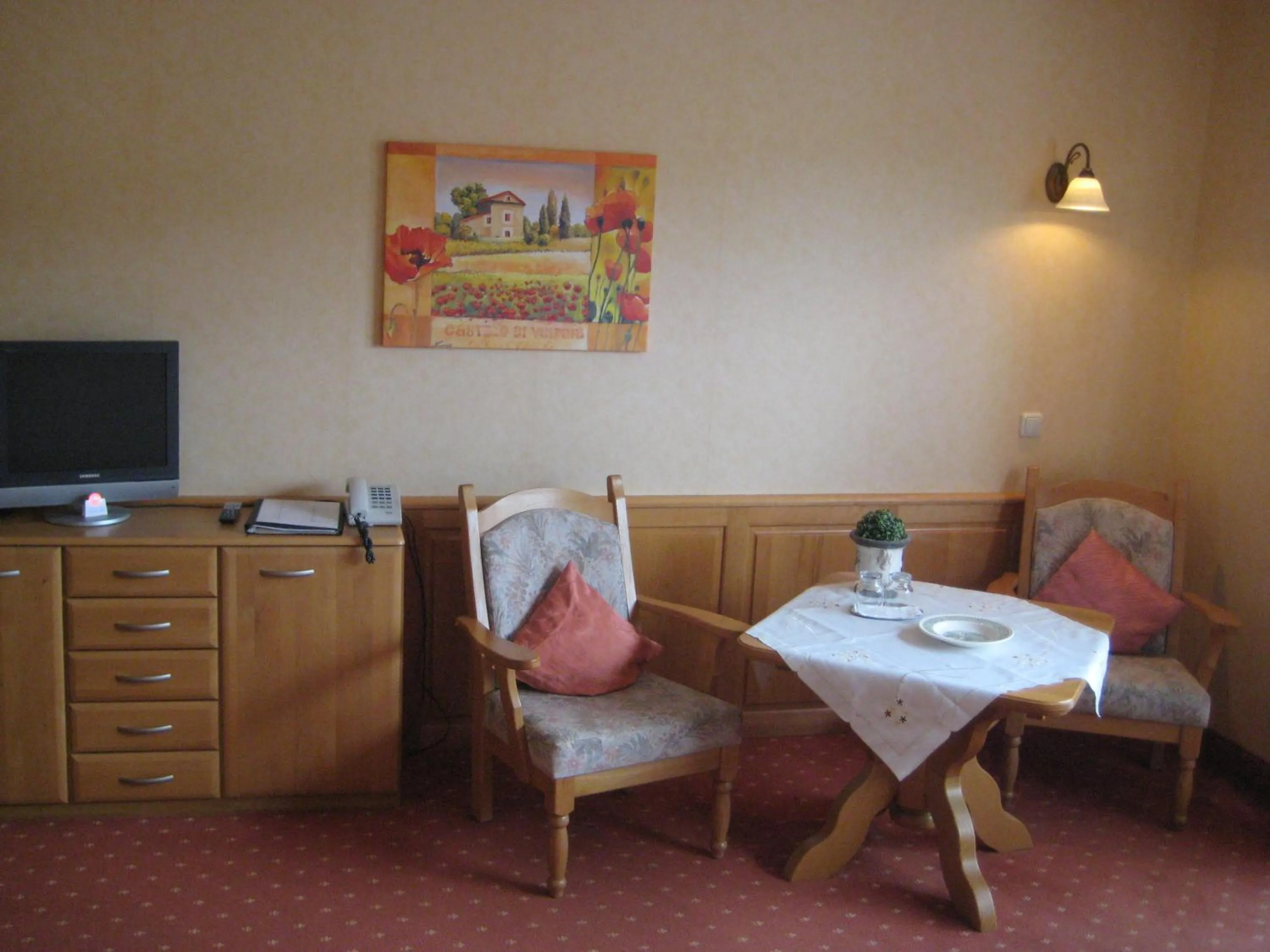 Seating area in Hotel Ursula Garni