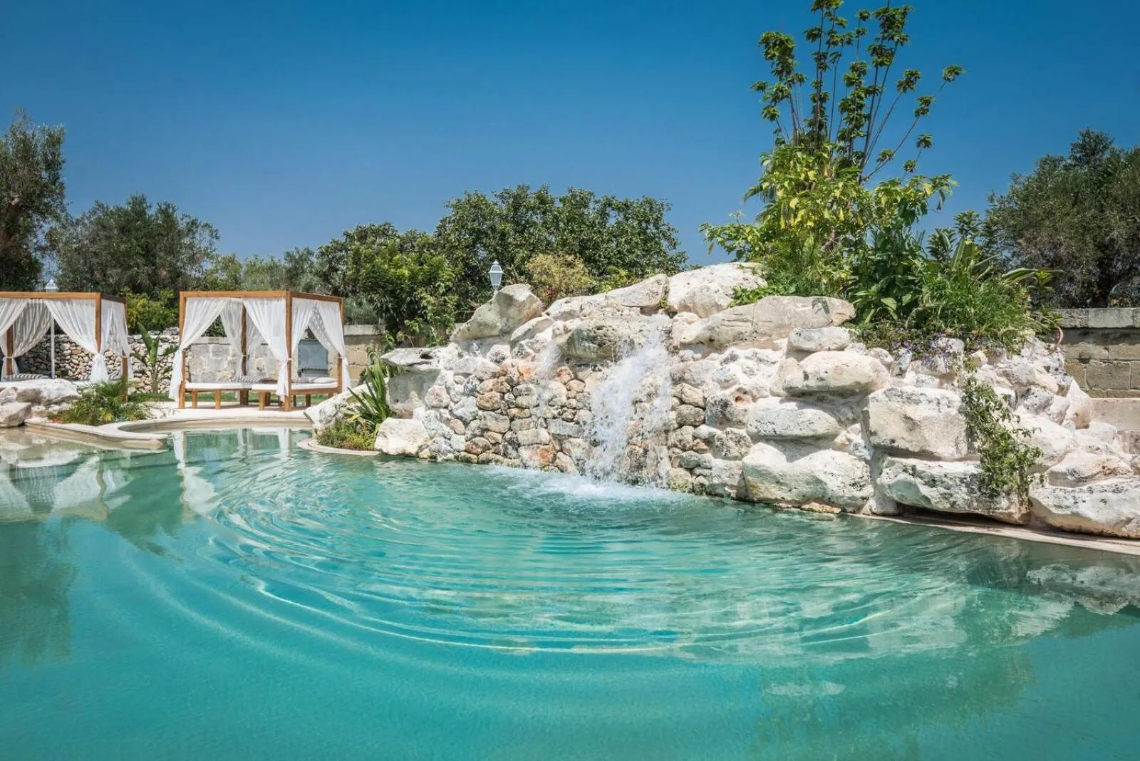 Pool view in Willaria Country House