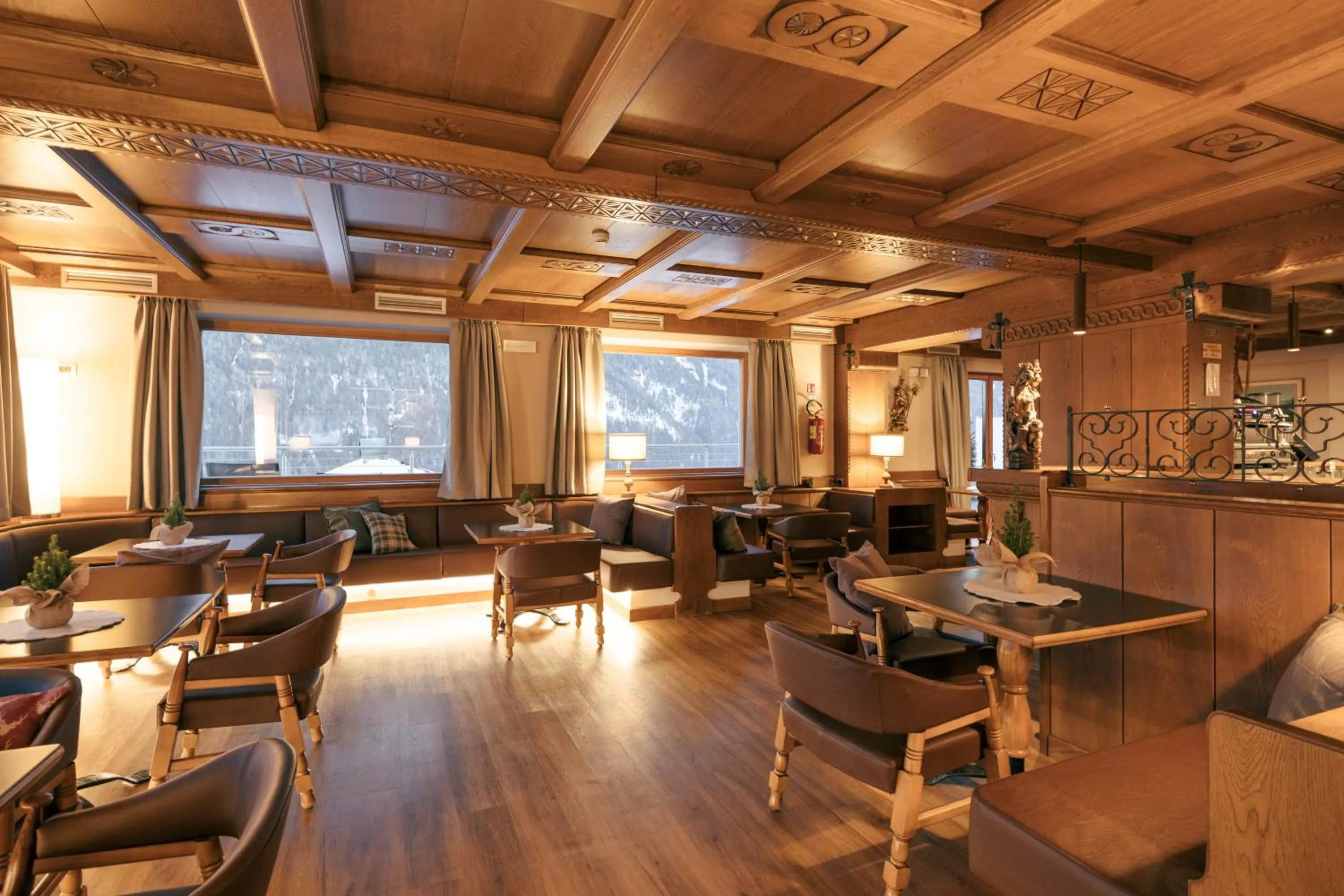 Communal lounge/ TV room in Albergo Belvedere