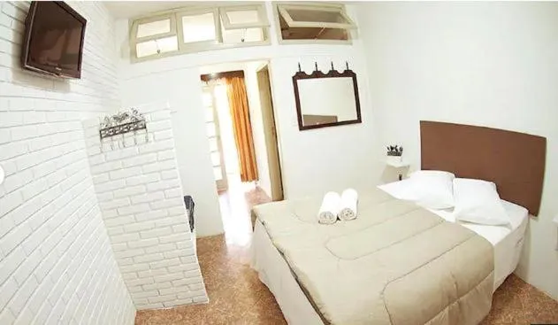 Bed in Hotel Fazenda Casarão do Vale