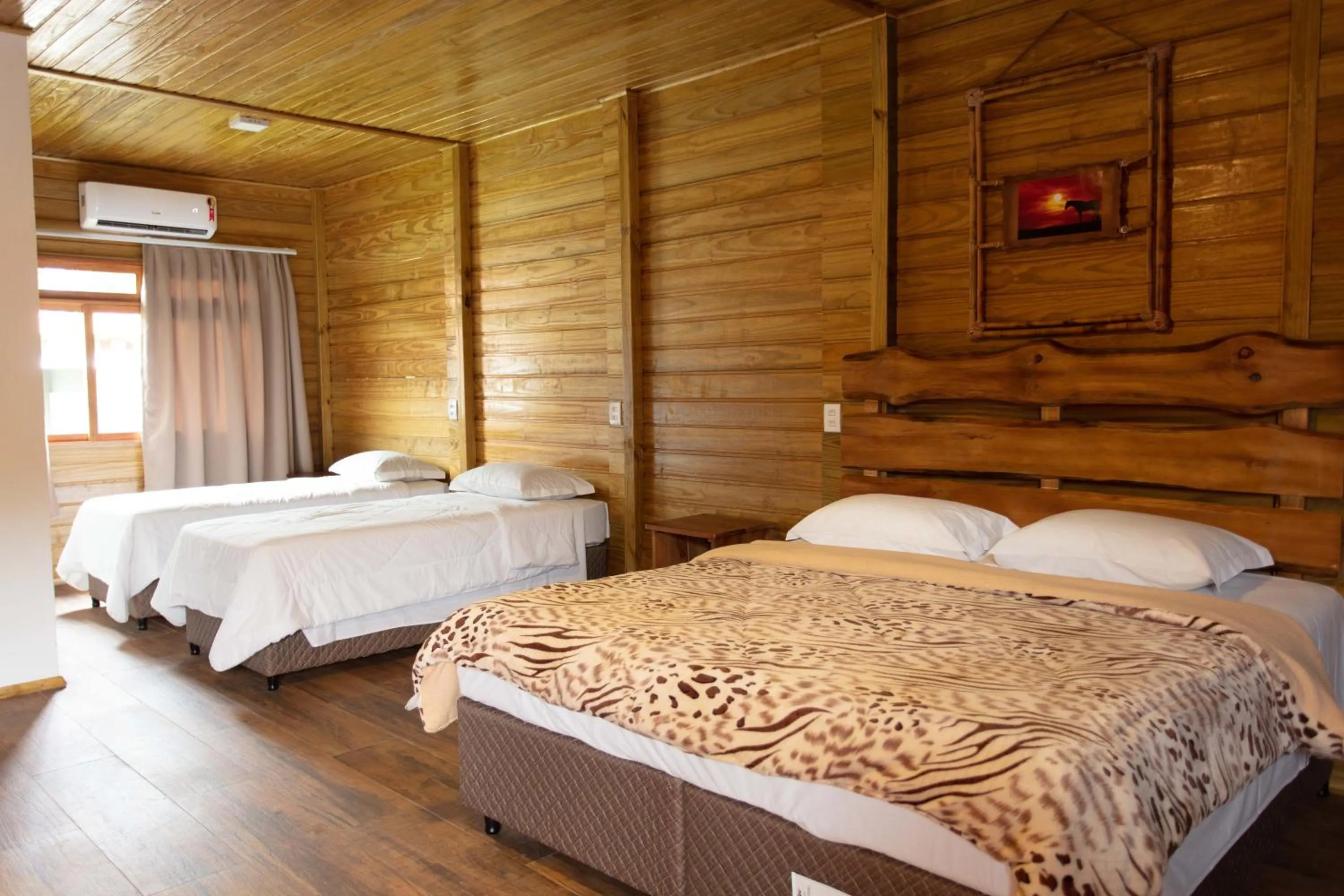 Bed in Hotel Fazenda Casarão do Vale