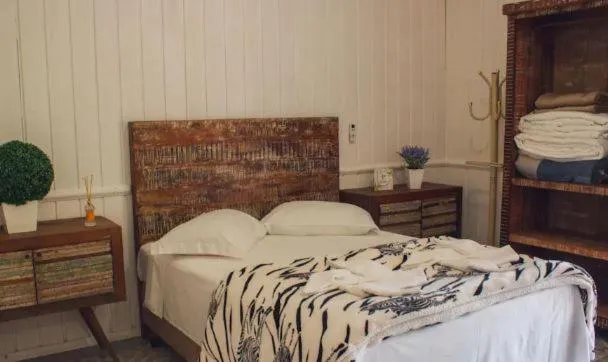 Bed in Hotel Fazenda Casarão do Vale