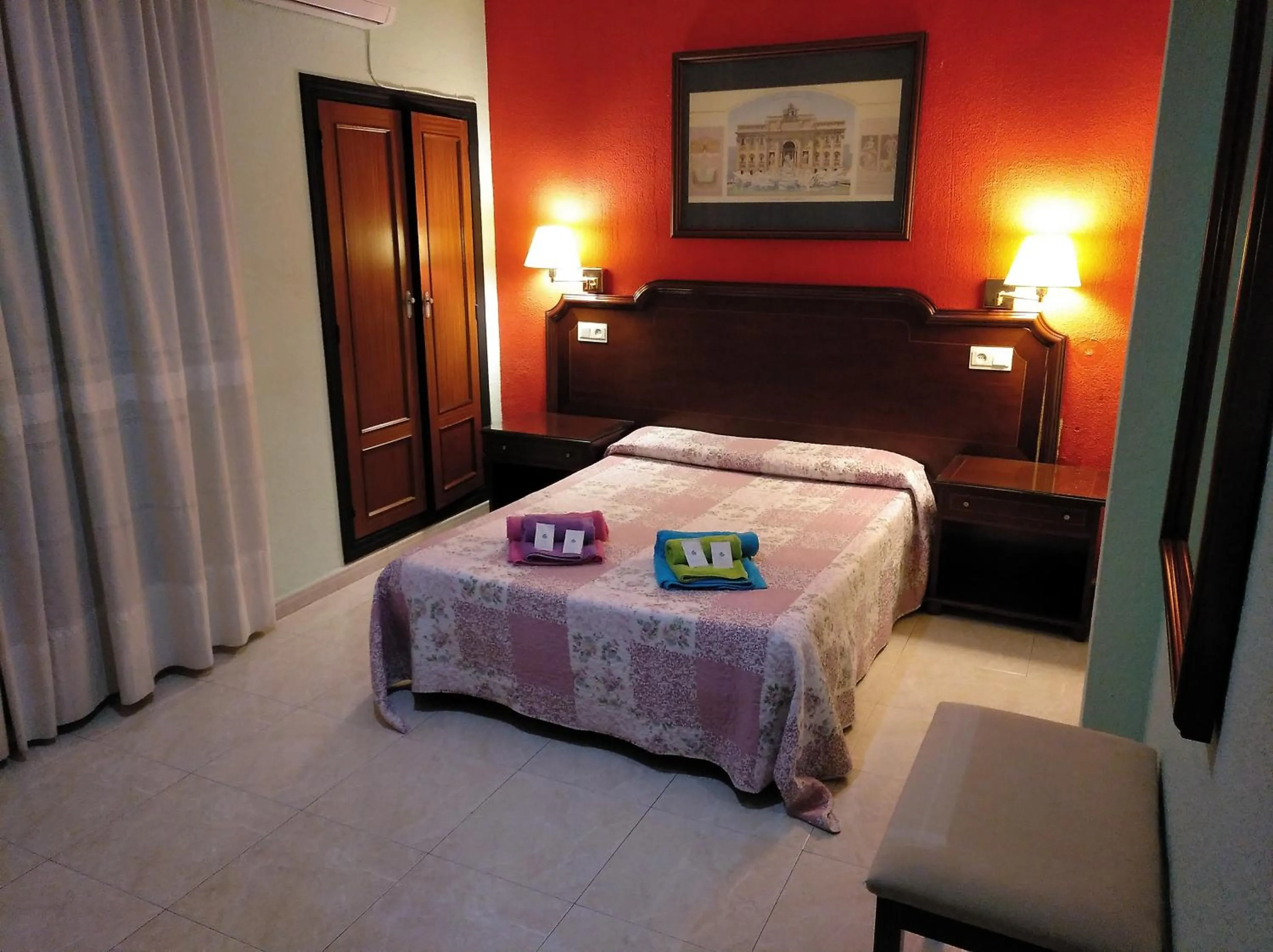 Bed in Hotel Nuevo Ara