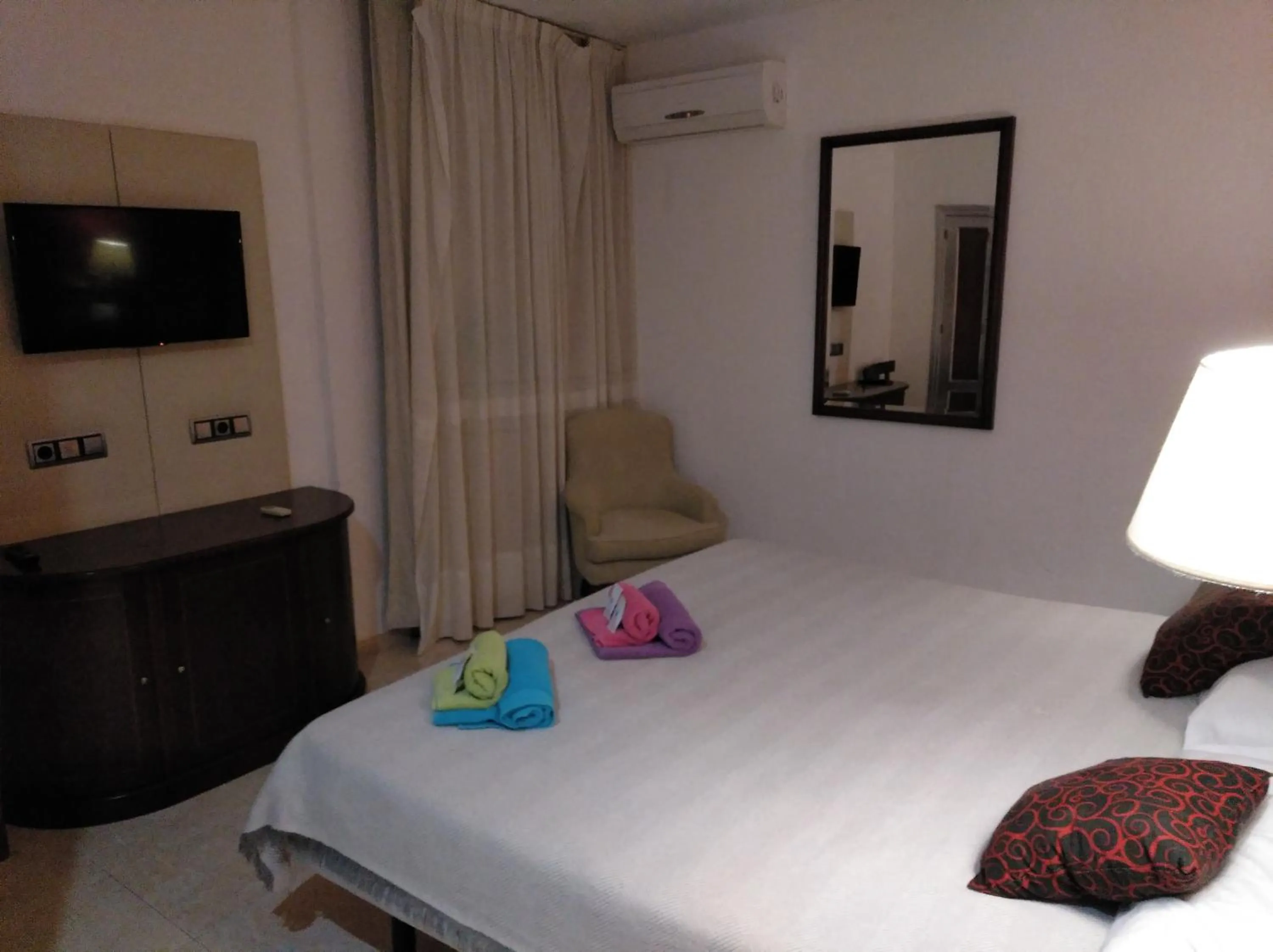 Bed in Hotel Nuevo Ara