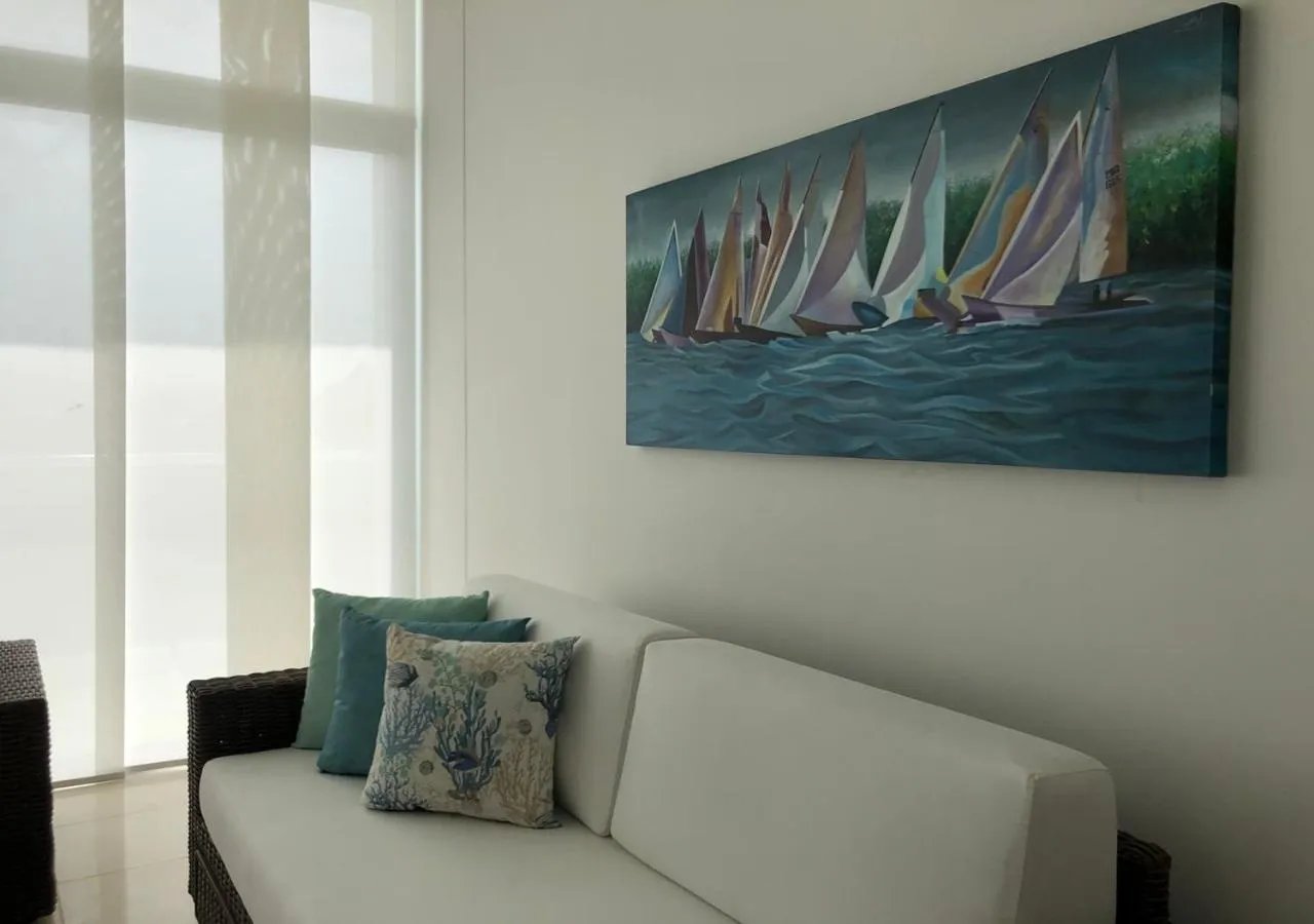 Living room in Marina Puerto Velero