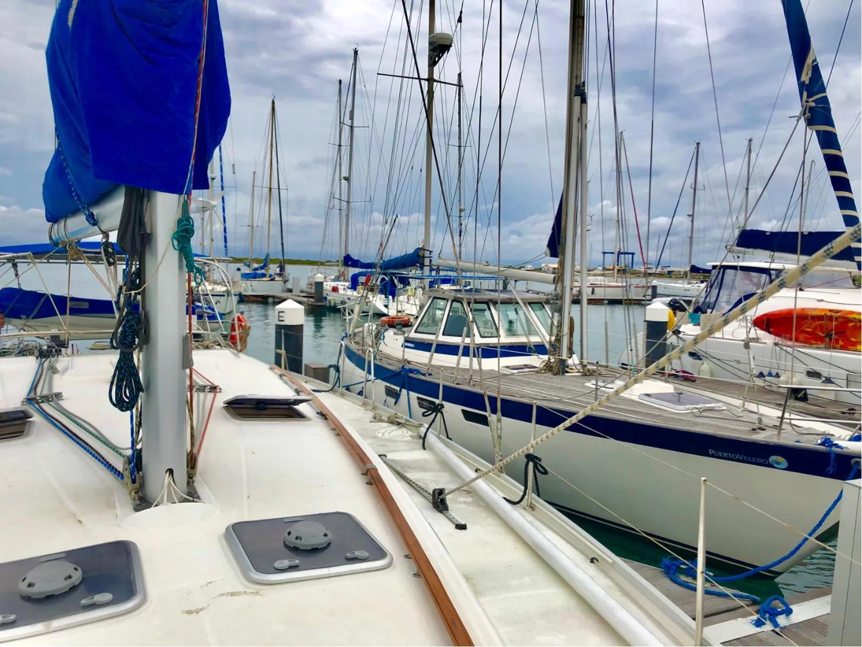 Natural landscape in Marina Puerto Velero