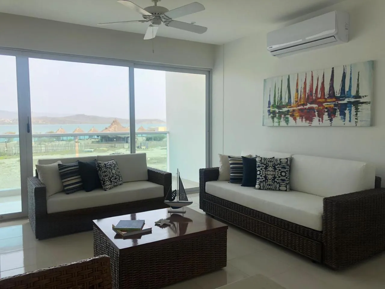 Living room in Marina Puerto Velero