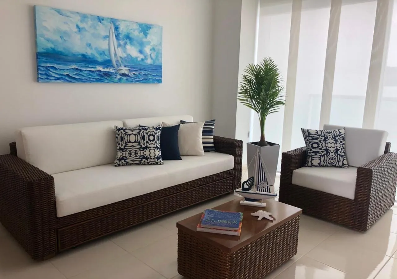 Living room in Marina Puerto Velero