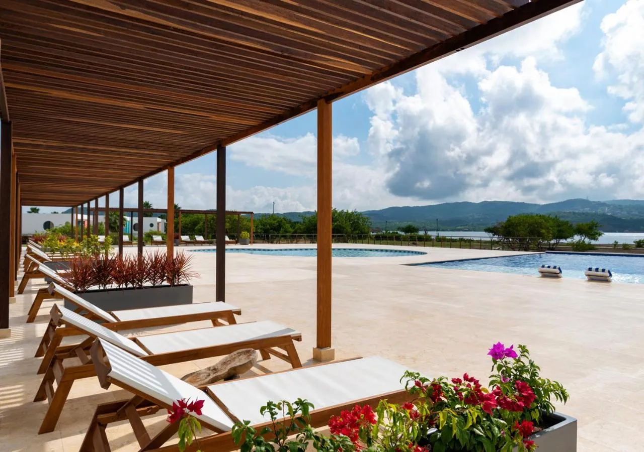 Pool view in Marina Puerto Velero