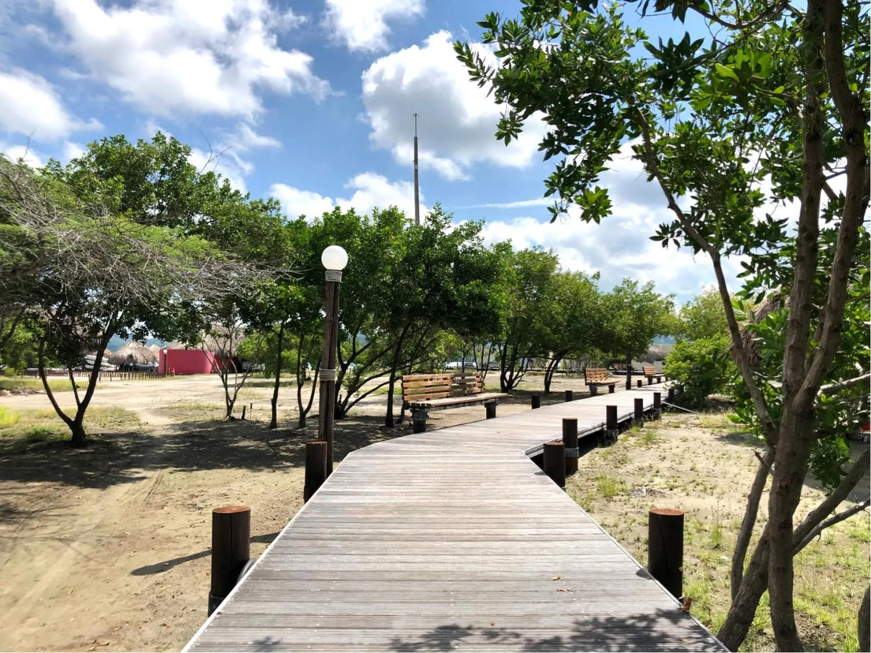 Natural landscape in Marina Puerto Velero