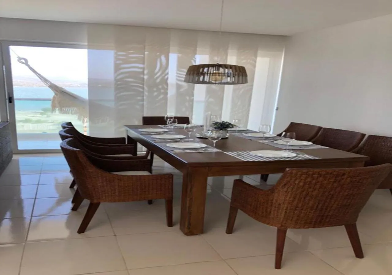 Seating area in Marina Puerto Velero