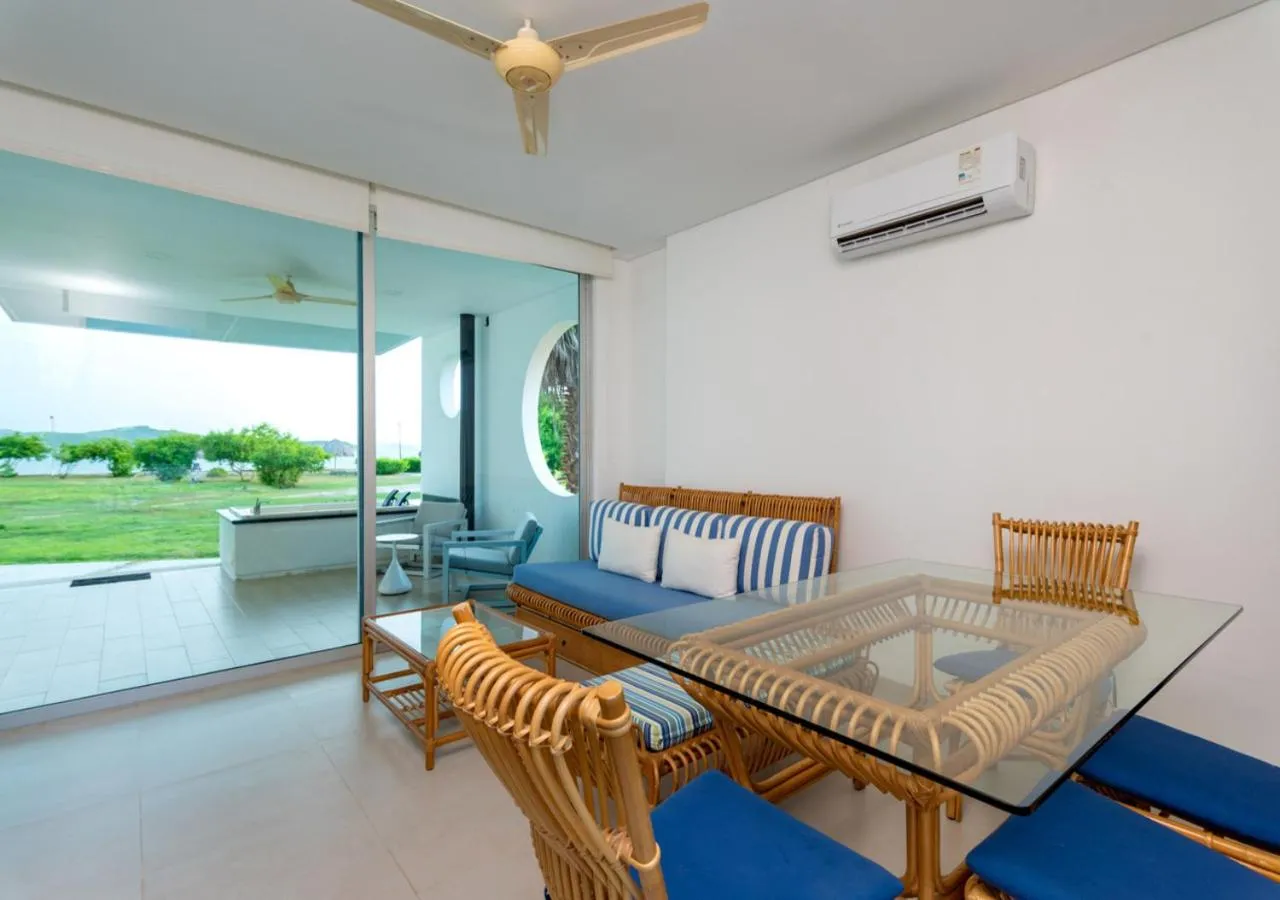 Dining area in Marina Puerto Velero