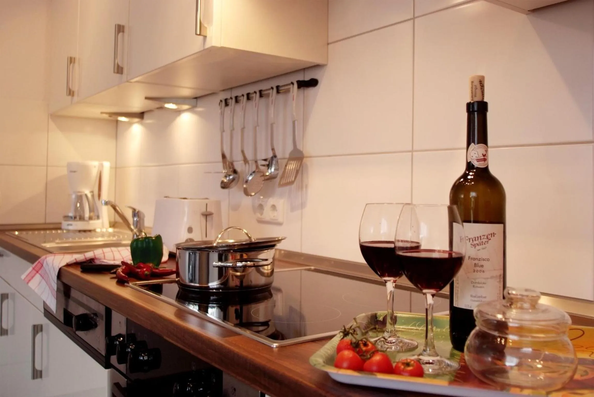 Kitchen or kitchenette in Gemünder Ferienpark Salzberg