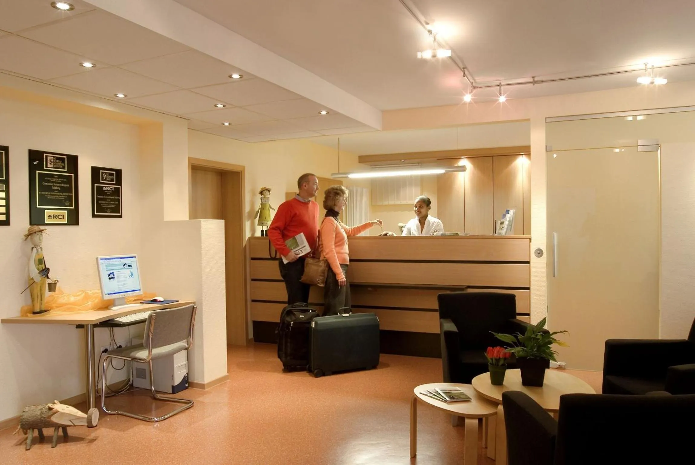 Lobby or reception in Gemünder Ferienpark Salzberg