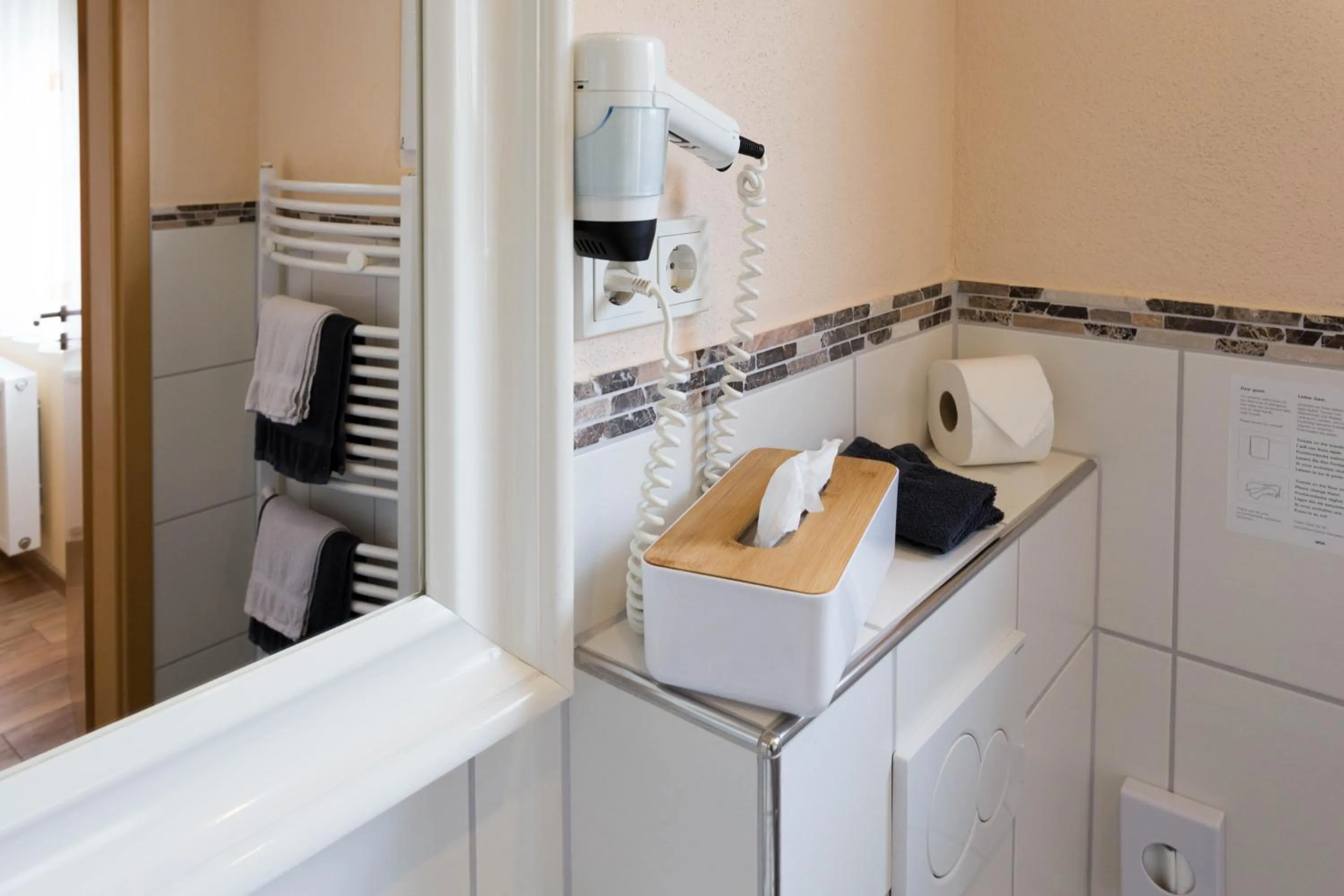 Bathroom in Hotel Restaurant Sonnenlay