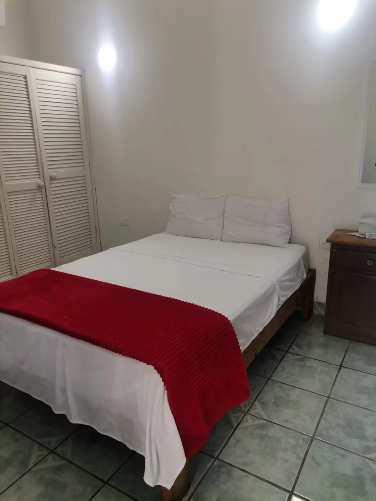 Bed in Hotel Posada Edem