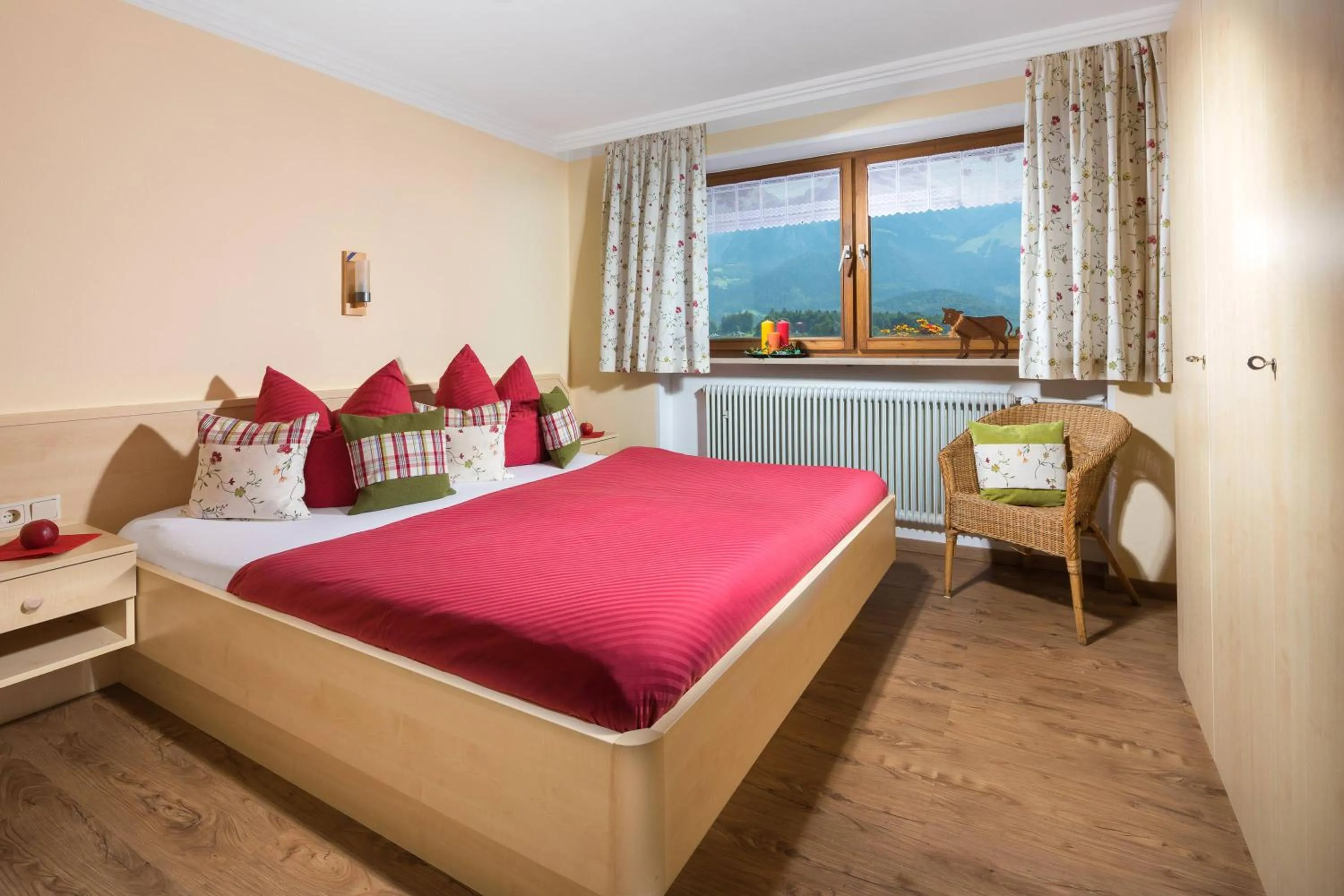 Bed in Ferienwohnung Drachllehen