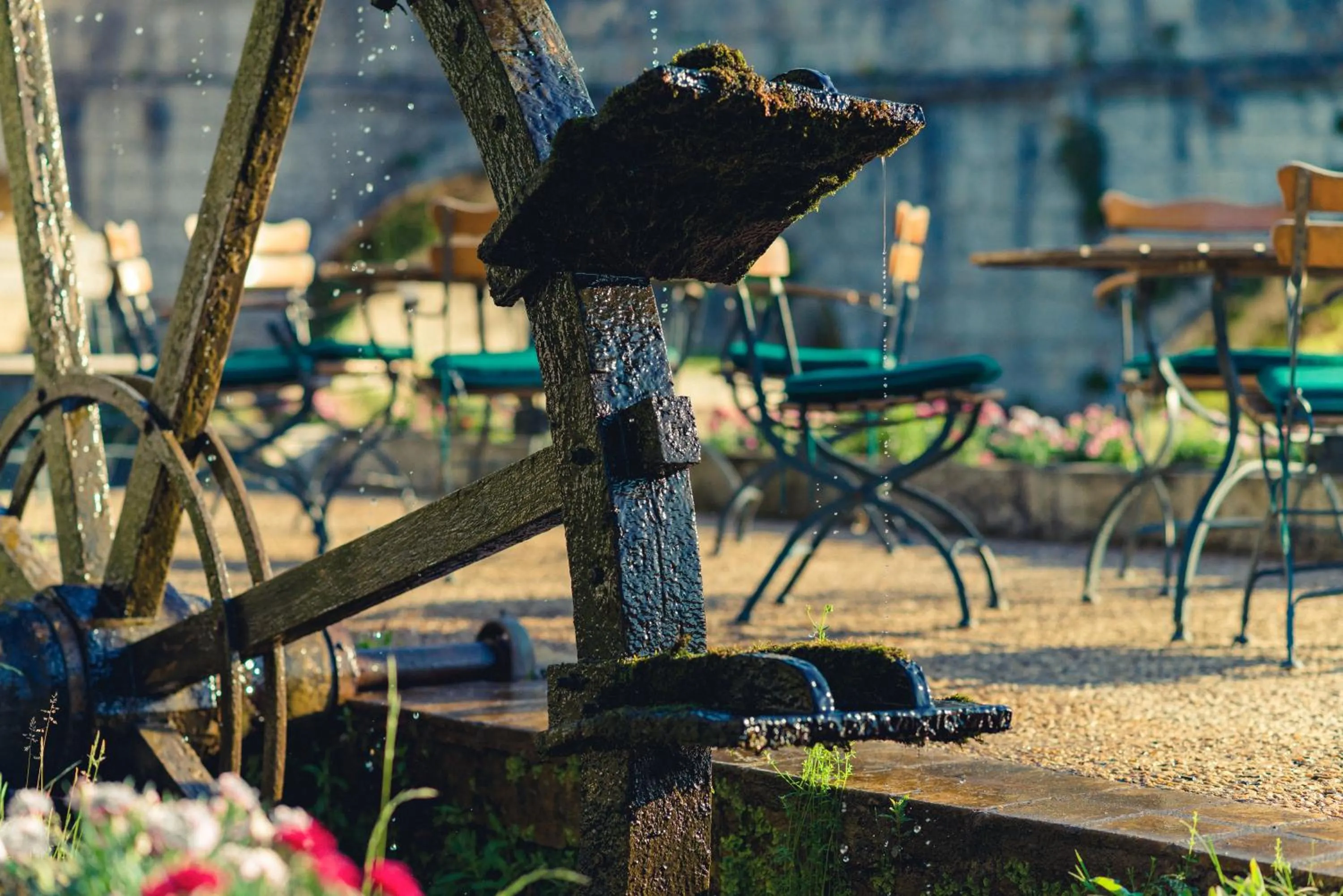 Patio in Moulin de l'Abbaye