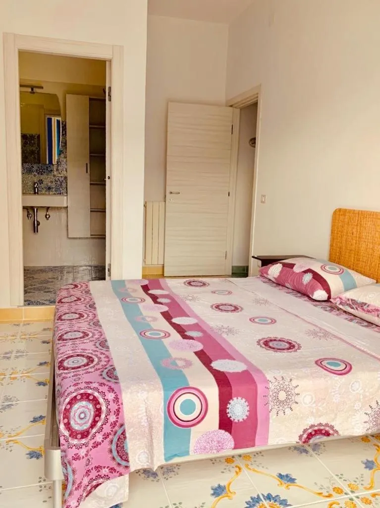 Bed in Mille tramonti Agropoli sunset suite