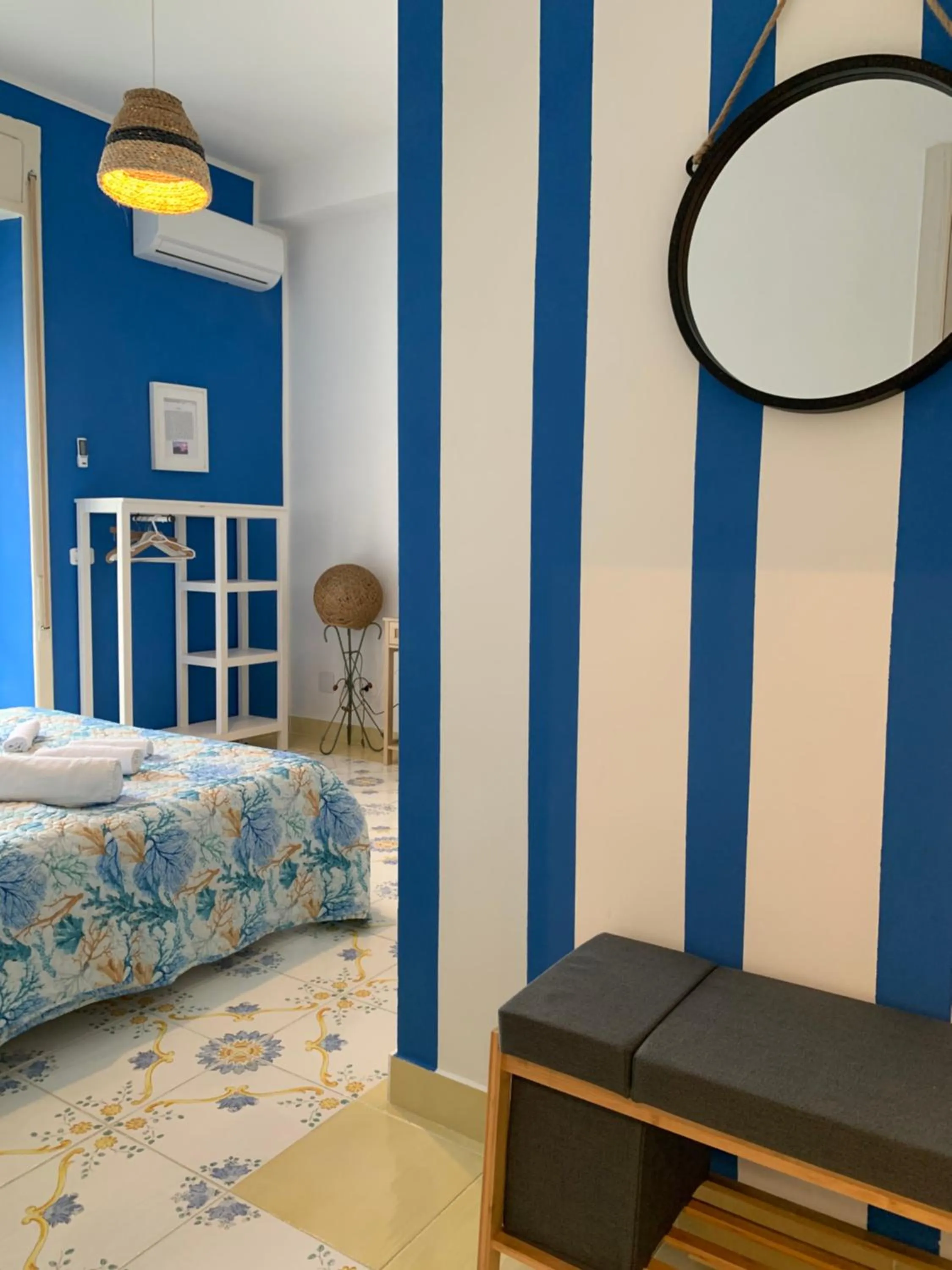 Bedroom, Bed in Mille tramonti Agropoli sunset suite