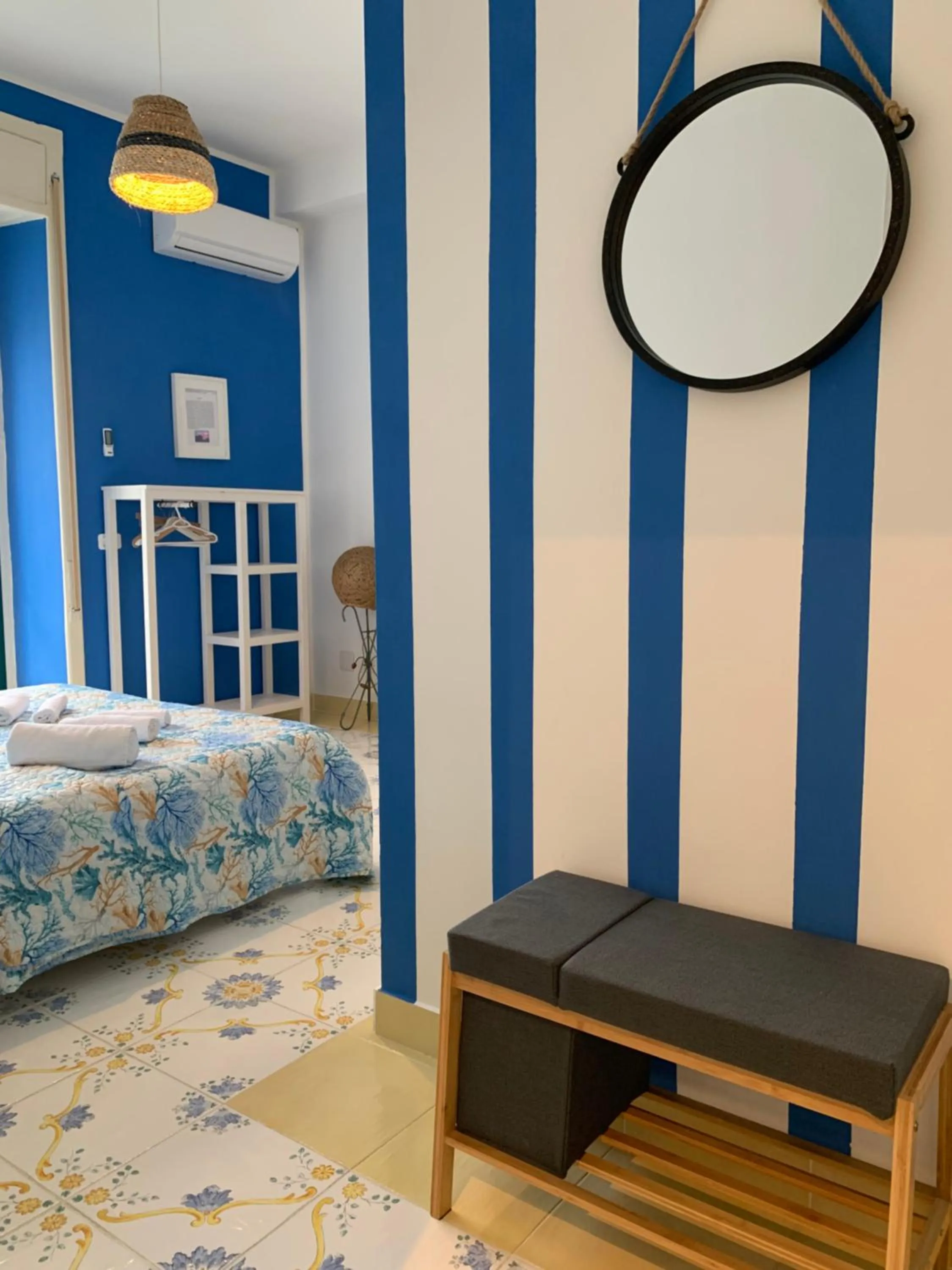 Bedroom, Bed in Mille tramonti Agropoli sunset suite