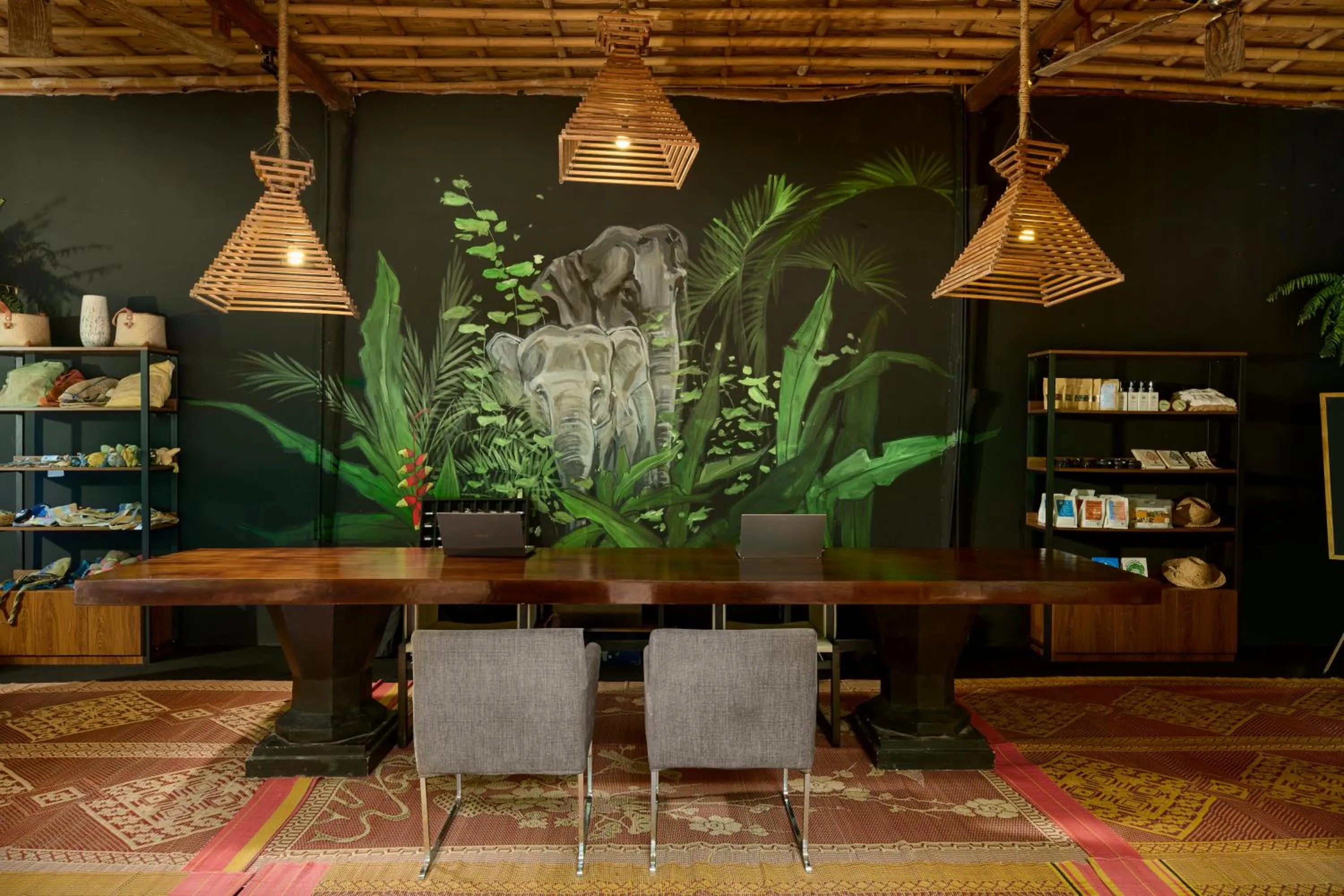 Lobby or reception in The Namkhan, a Small Luxury Hotel of the World