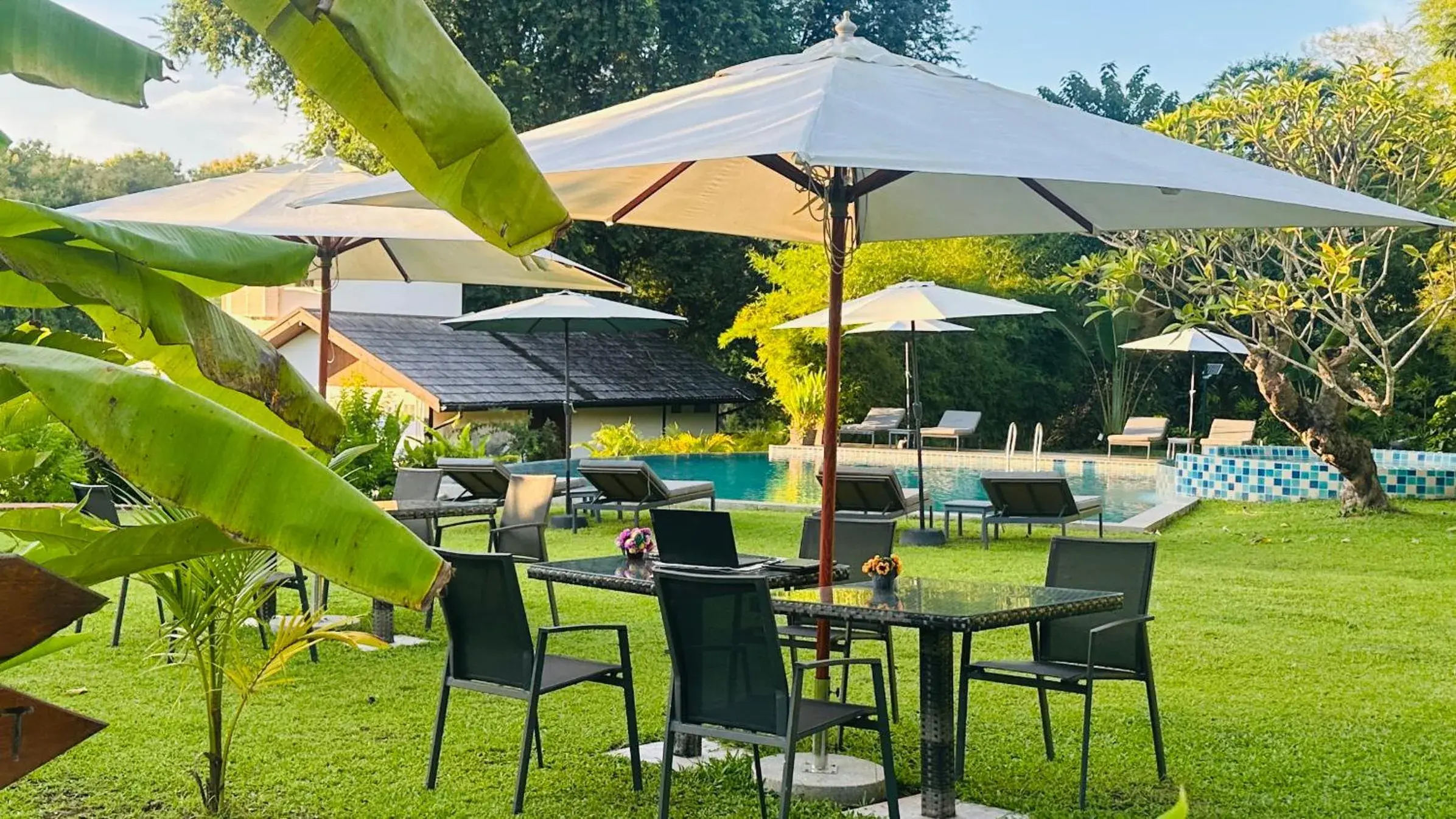 Swimming pool in The Namkhan, a Small Luxury Hotel of the World Swimming pool in The Namkhan, a Small Luxury Hotel of the World