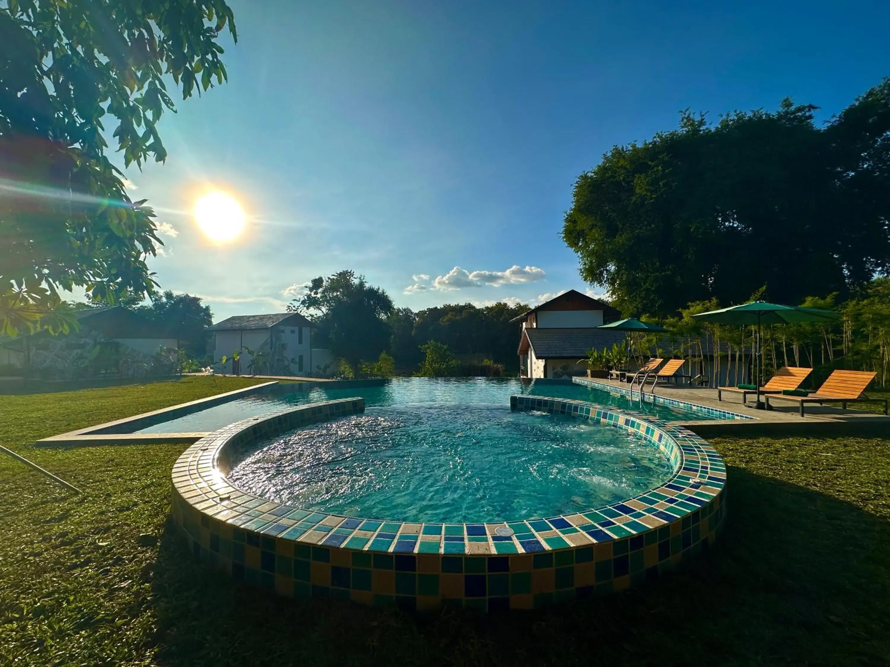 Swimming pool in The Namkhan, a Small Luxury Hotel of the World Swimming pool in The Namkhan, a Small Luxury Hotel of the World