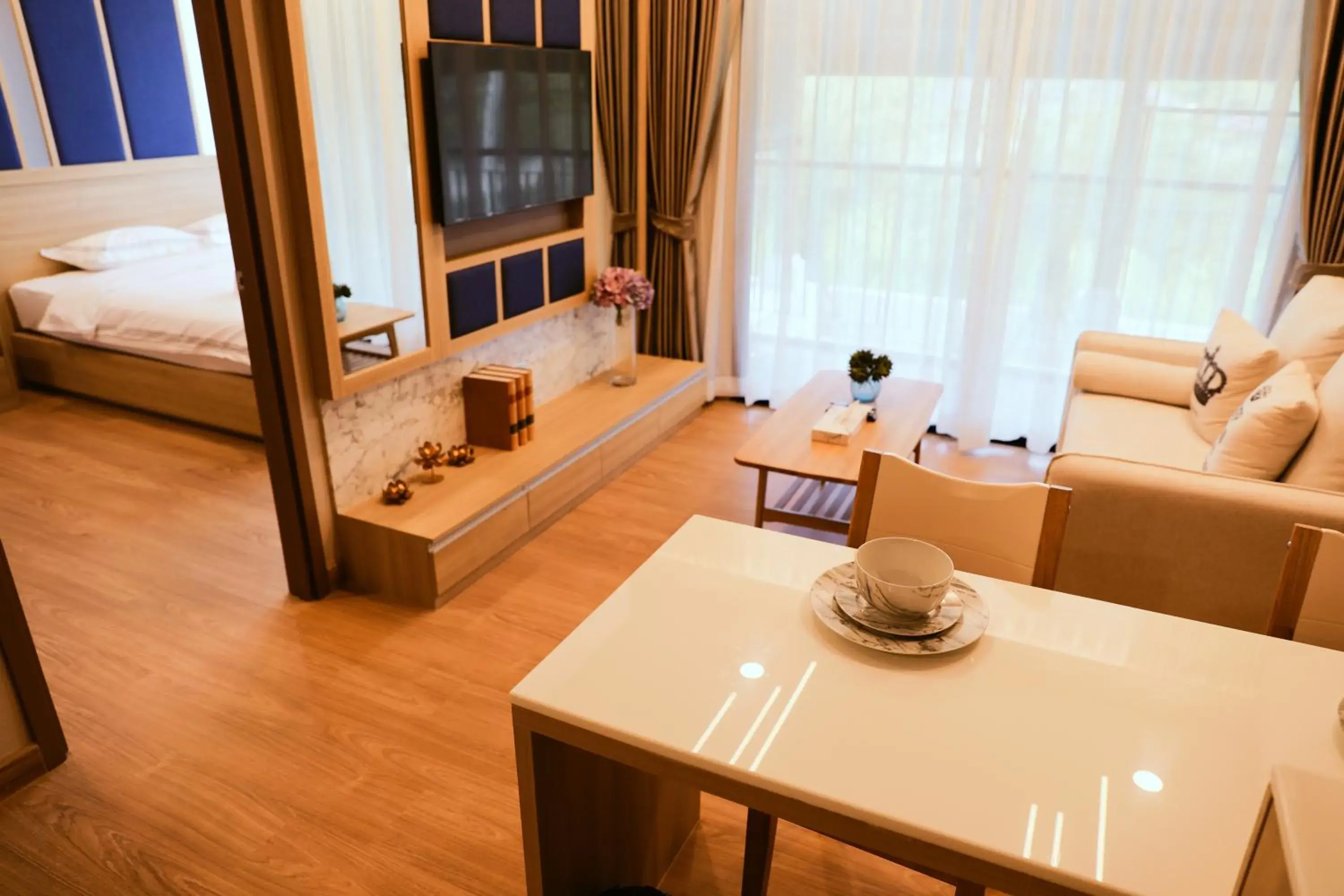 Living room, Bed in Pleasant Chiangmai Living room, Bed in Pleasant Chiangmai