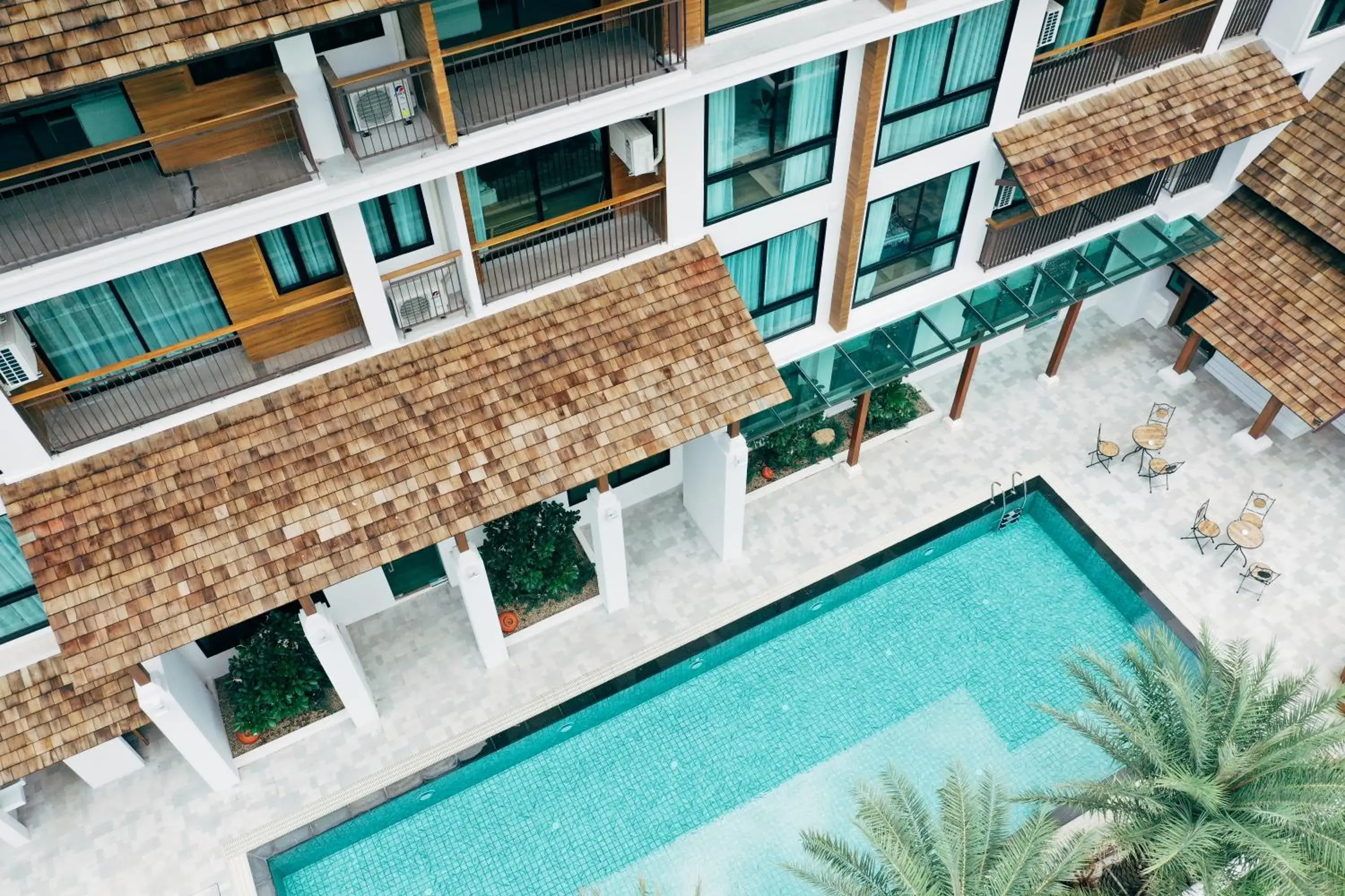 Pool view in Pleasant Chiangmai Pool view in Pleasant Chiangmai