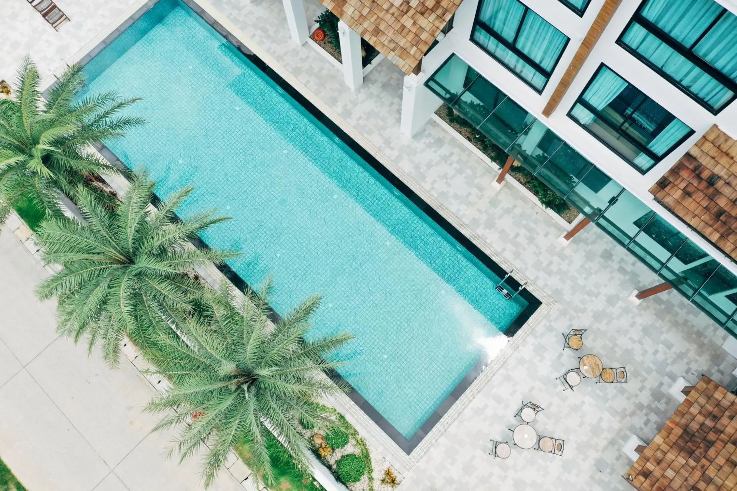 Pool view in Pleasant Chiangmai Pool view in Pleasant Chiangmai