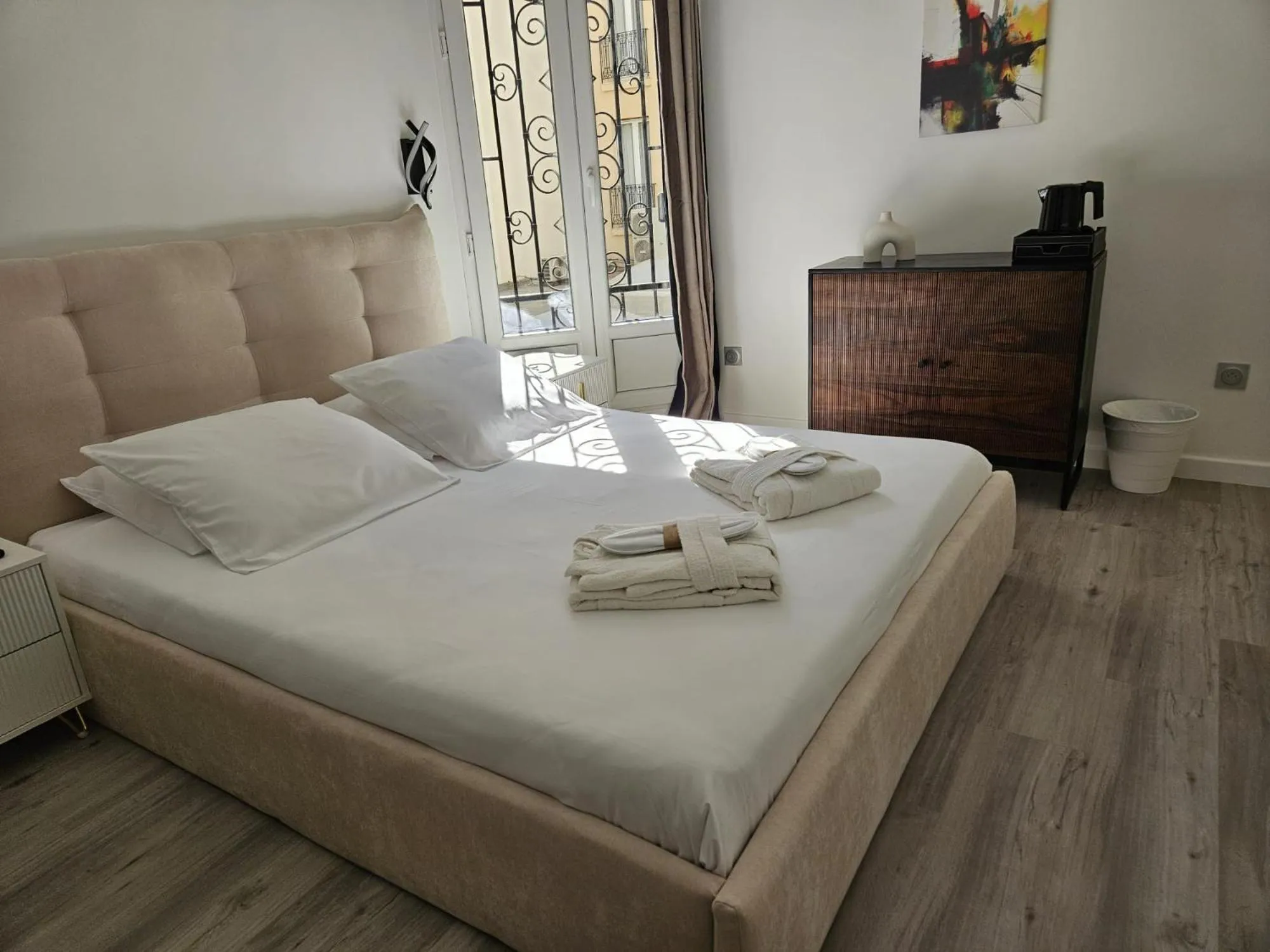 Bed in Villa Berlioz
