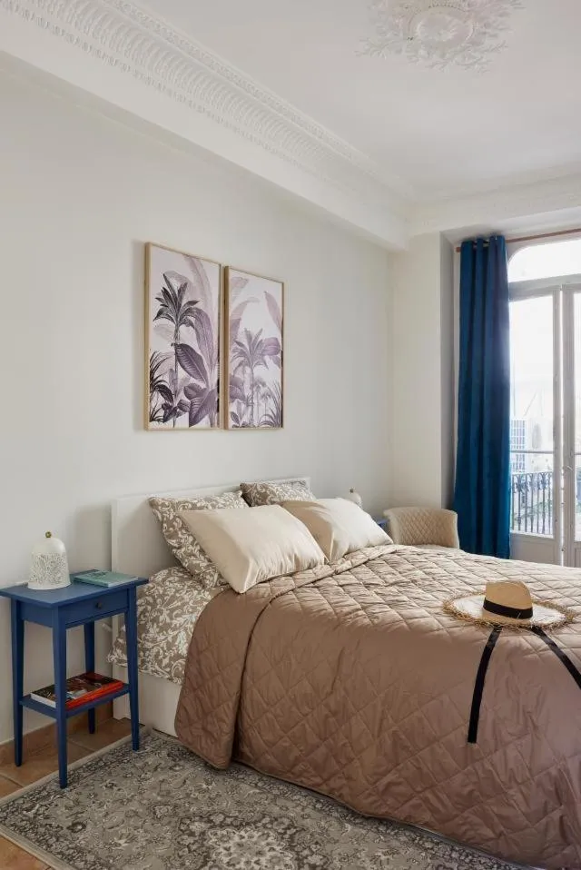 Bed in Villa Berlioz