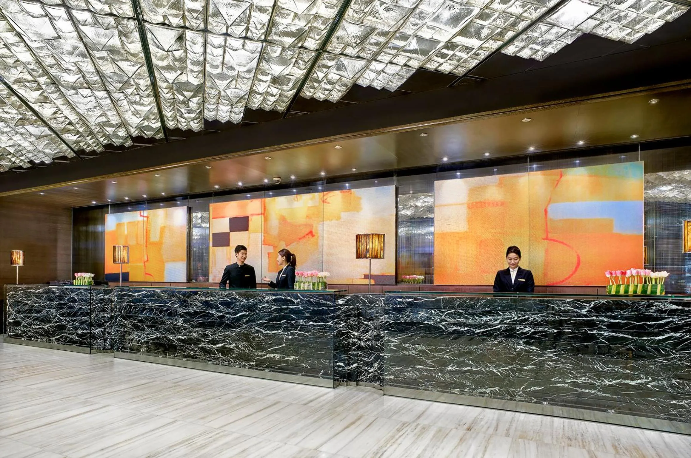 Staff in The Kowloon Hotel